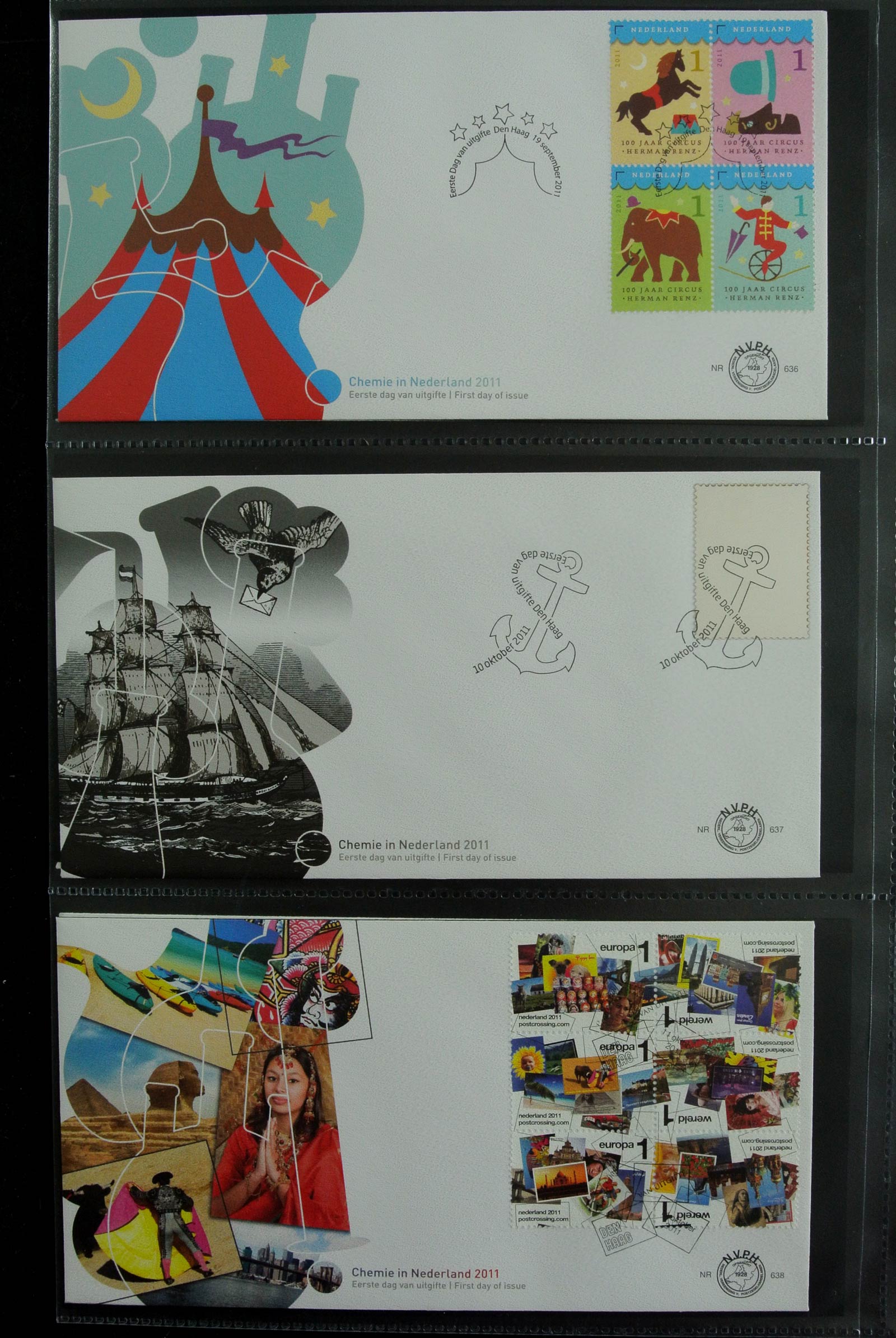 26929 258 - 26929 Netherlands 1950-2015 FDC's.