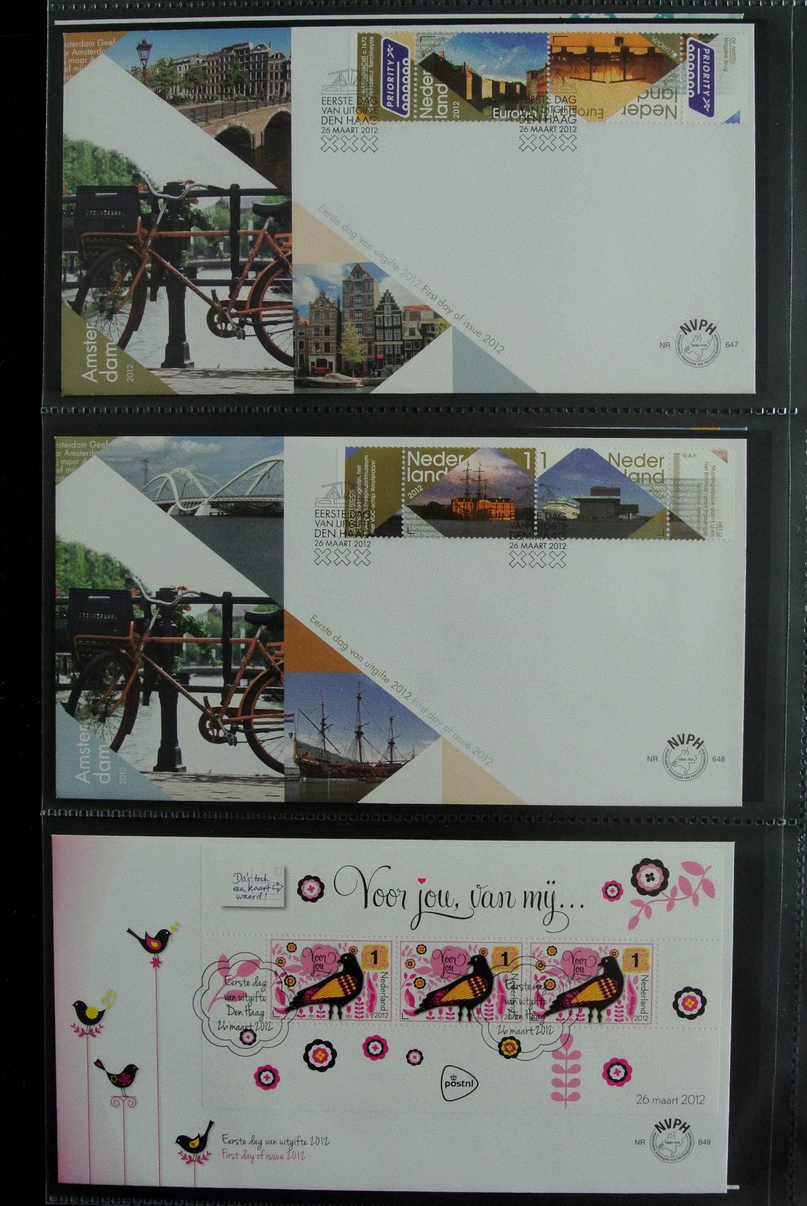 26929 262 - 26929 Netherlands 1950-2015 FDC's.