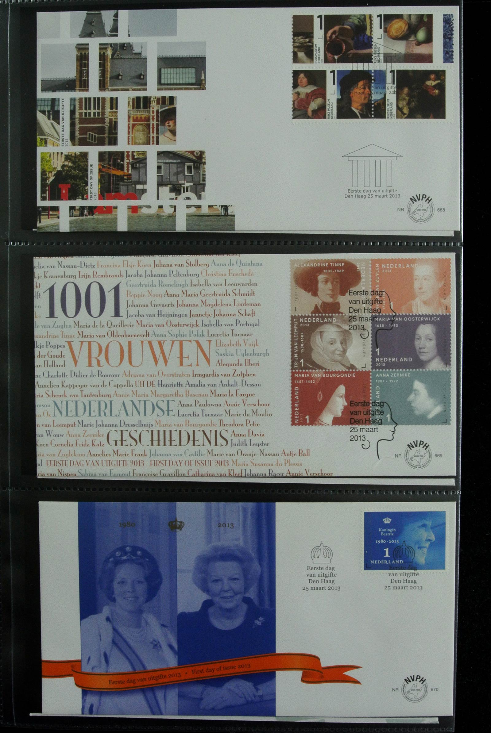 26929 273 - 26929 Netherlands 1950-2015 FDC's.