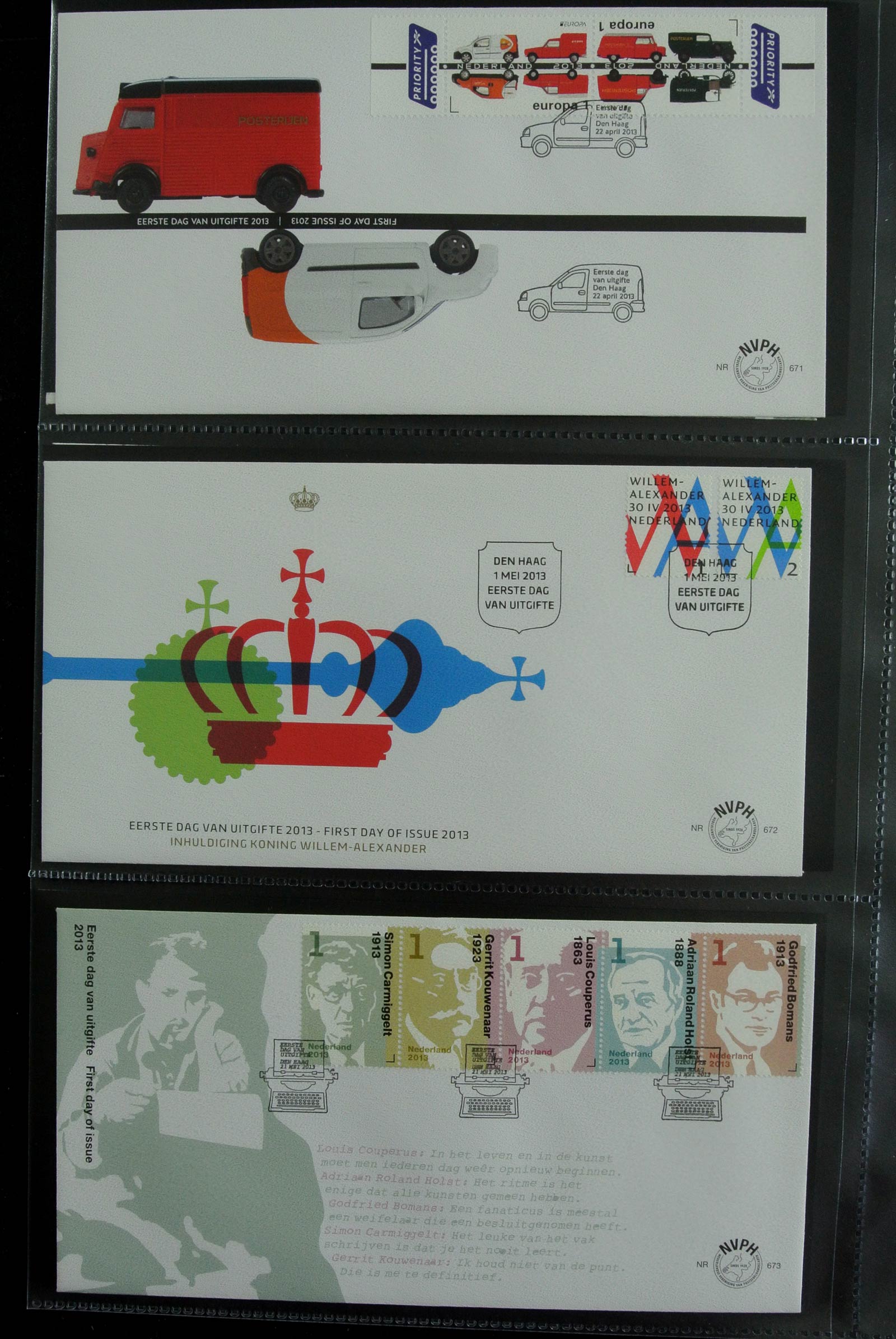 26929 274 - 26929 Netherlands 1950-2015 FDC's.