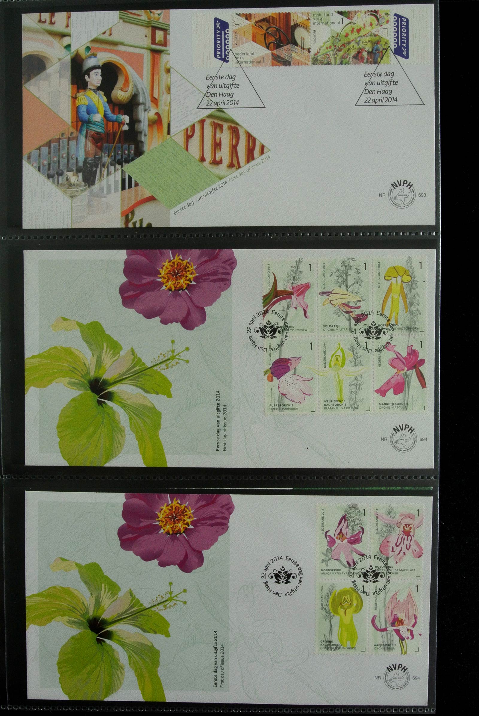 26929 283 - 26929 Netherlands 1950-2015 FDC's.