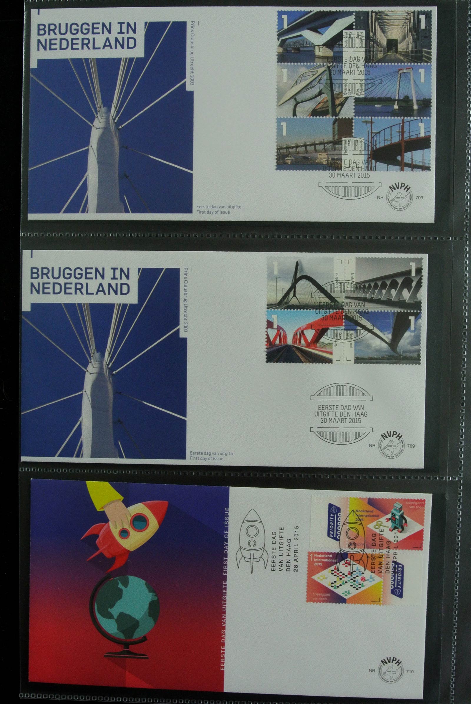 26929 286 - 26929 Nederland 1950-2015 FDC's.