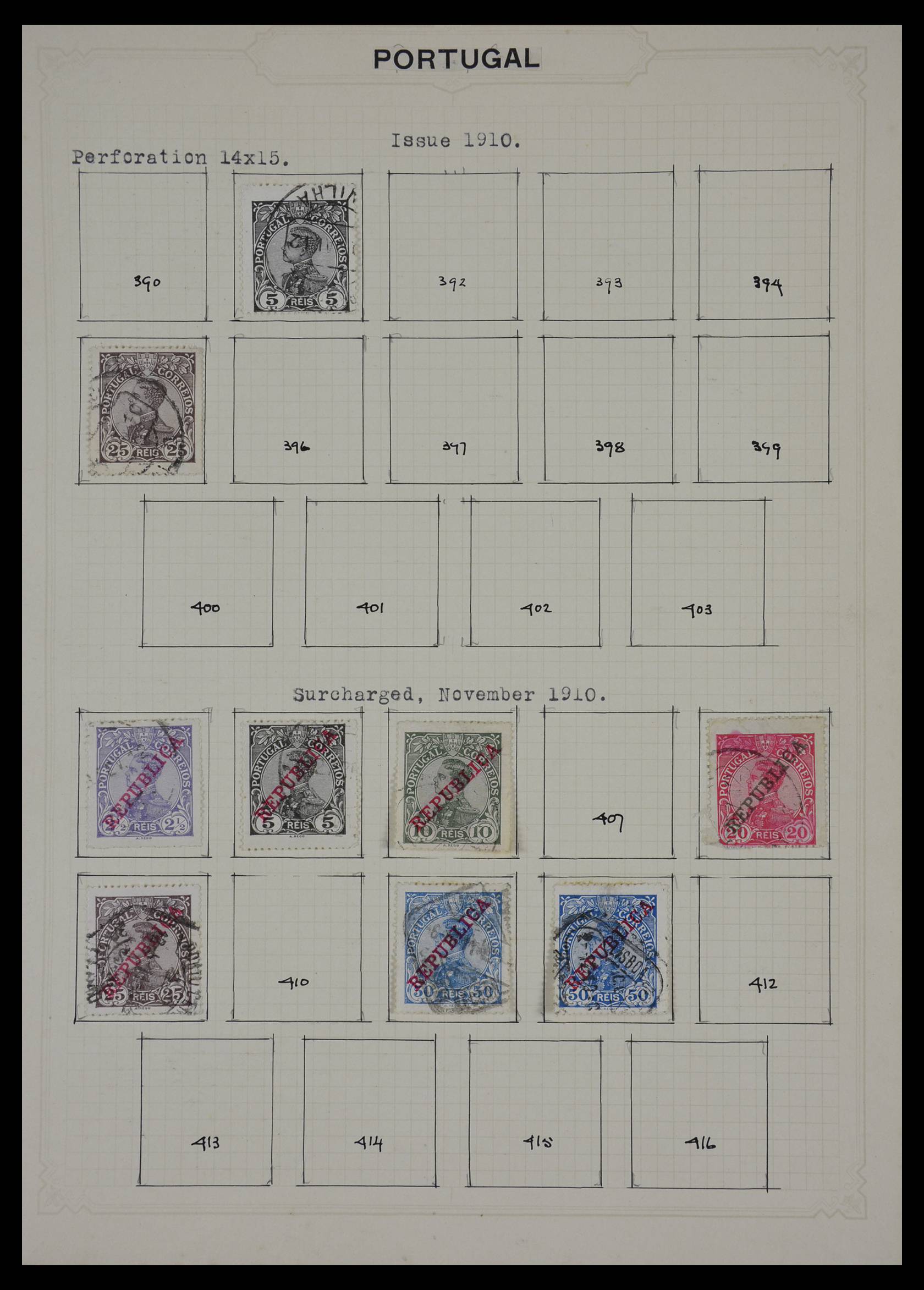 27329 008 - 27329 Portugal 1853-1940.