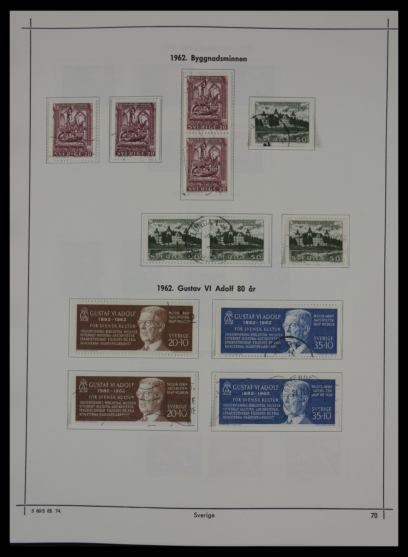 27380 068 - 27380 Sweden 1858-1976.