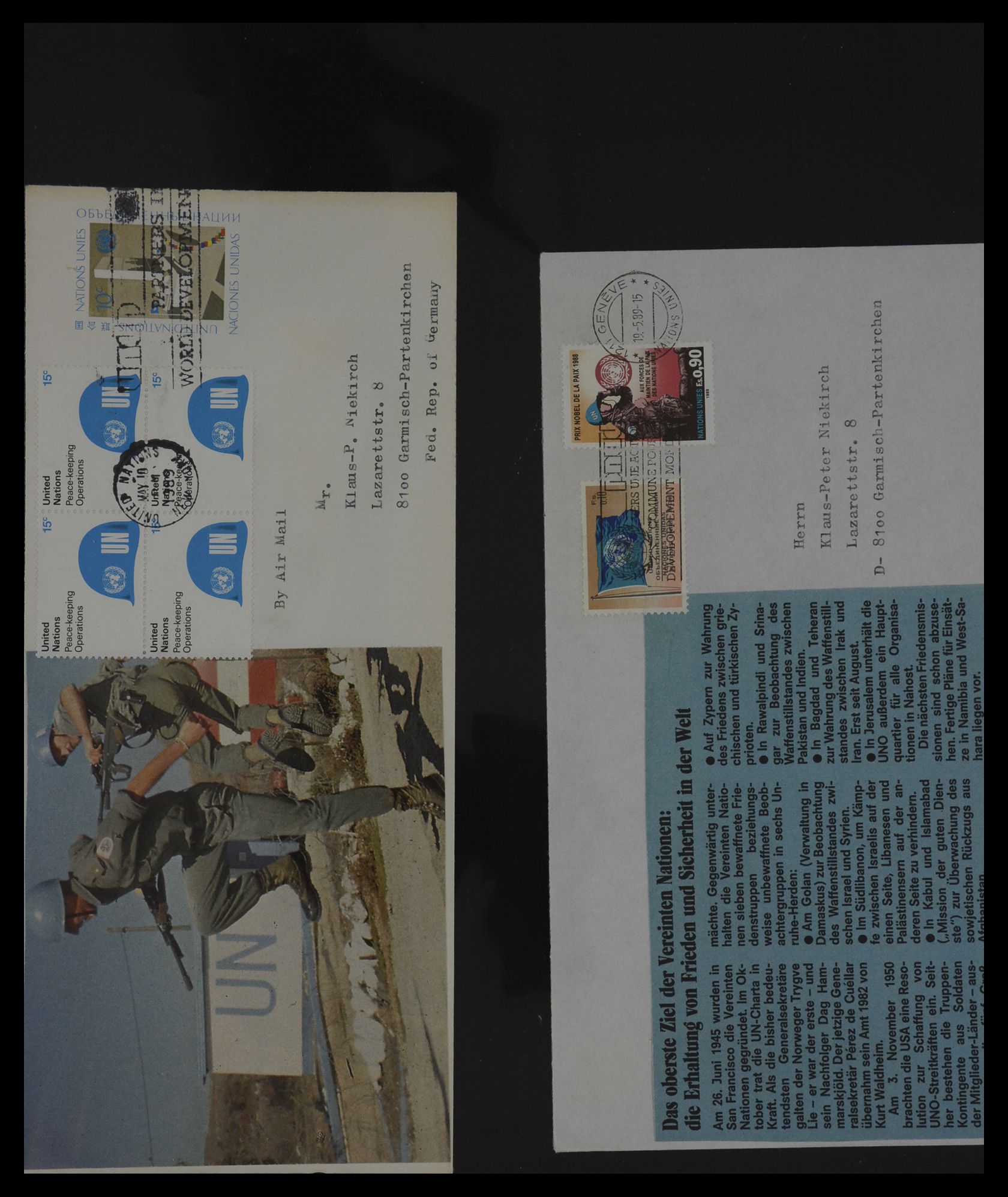 27382 025 - 27382 United Nations 1957-2003 FDC's.