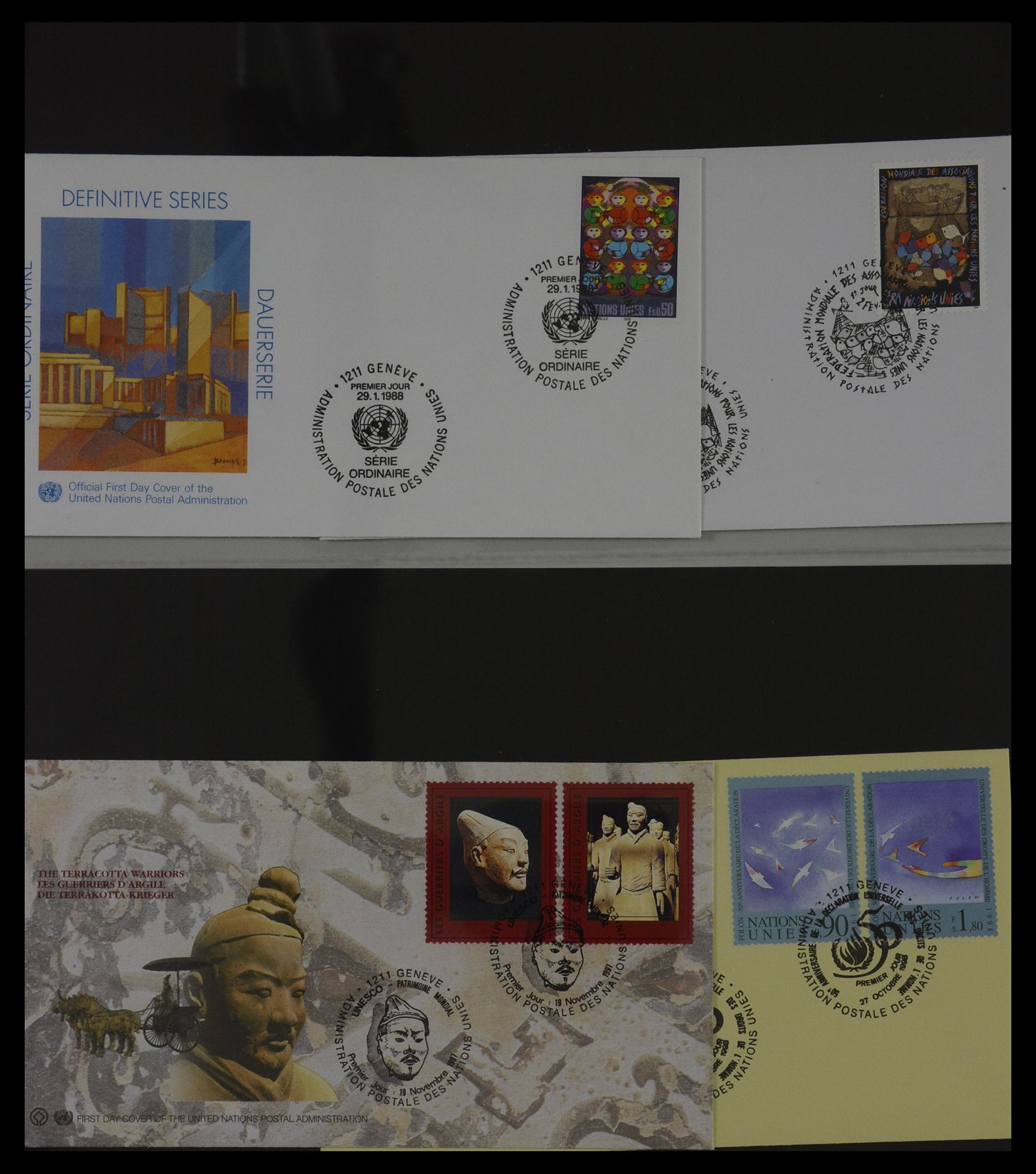 27382 060 - 27382 United Nations 1957-2003 FDC's.