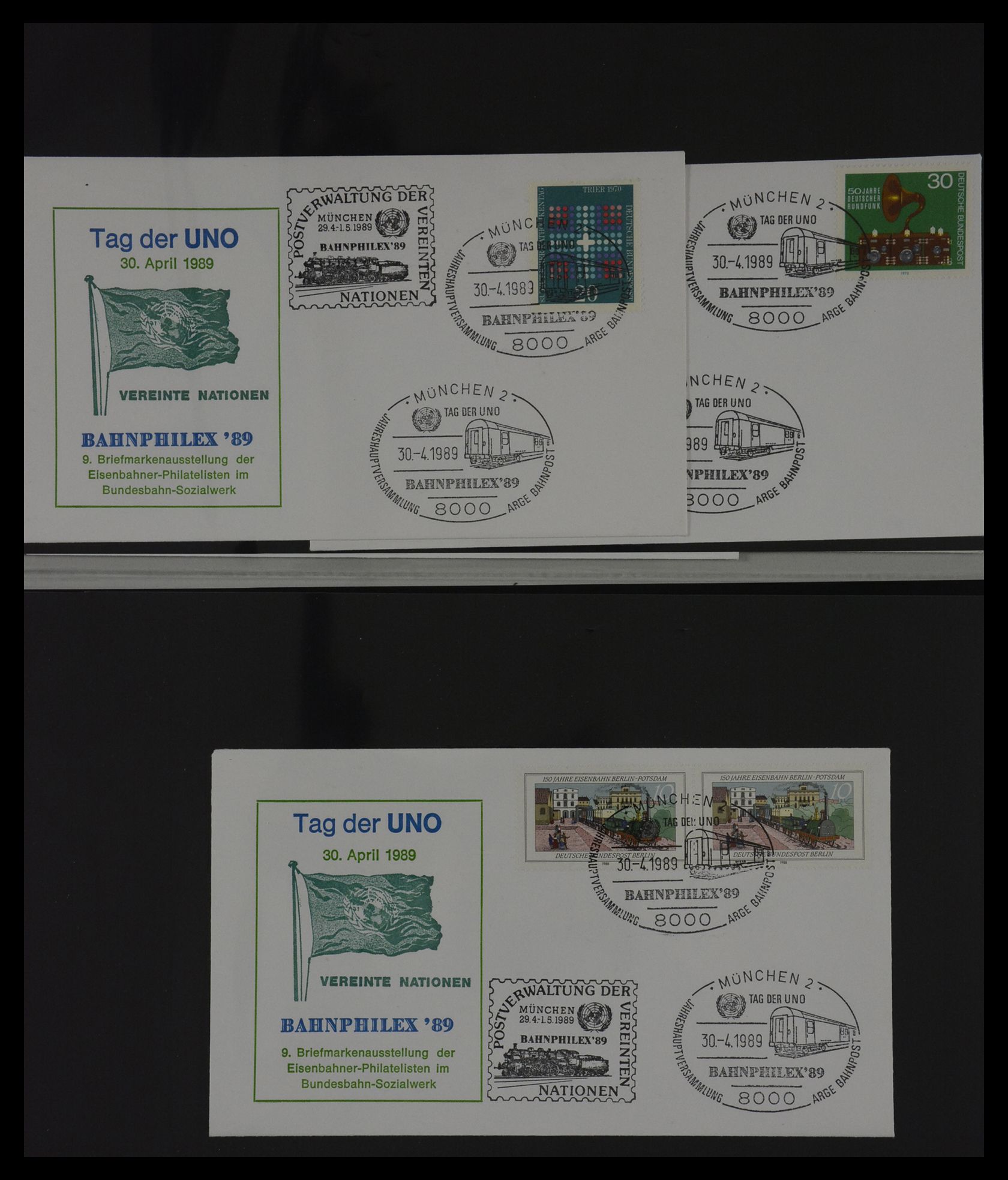 27382 075 - 27382 Verenigde Naties 1957-2003 FDC's.