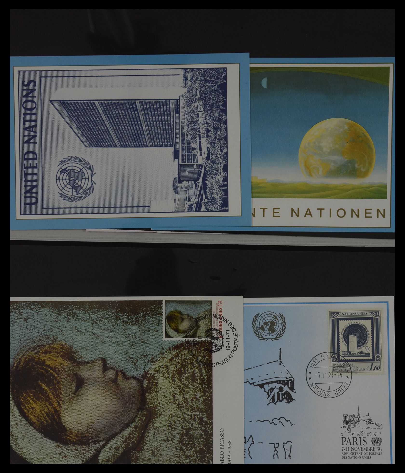 27382 083 - 27382 Verenigde Naties 1957-2003 FDC's.