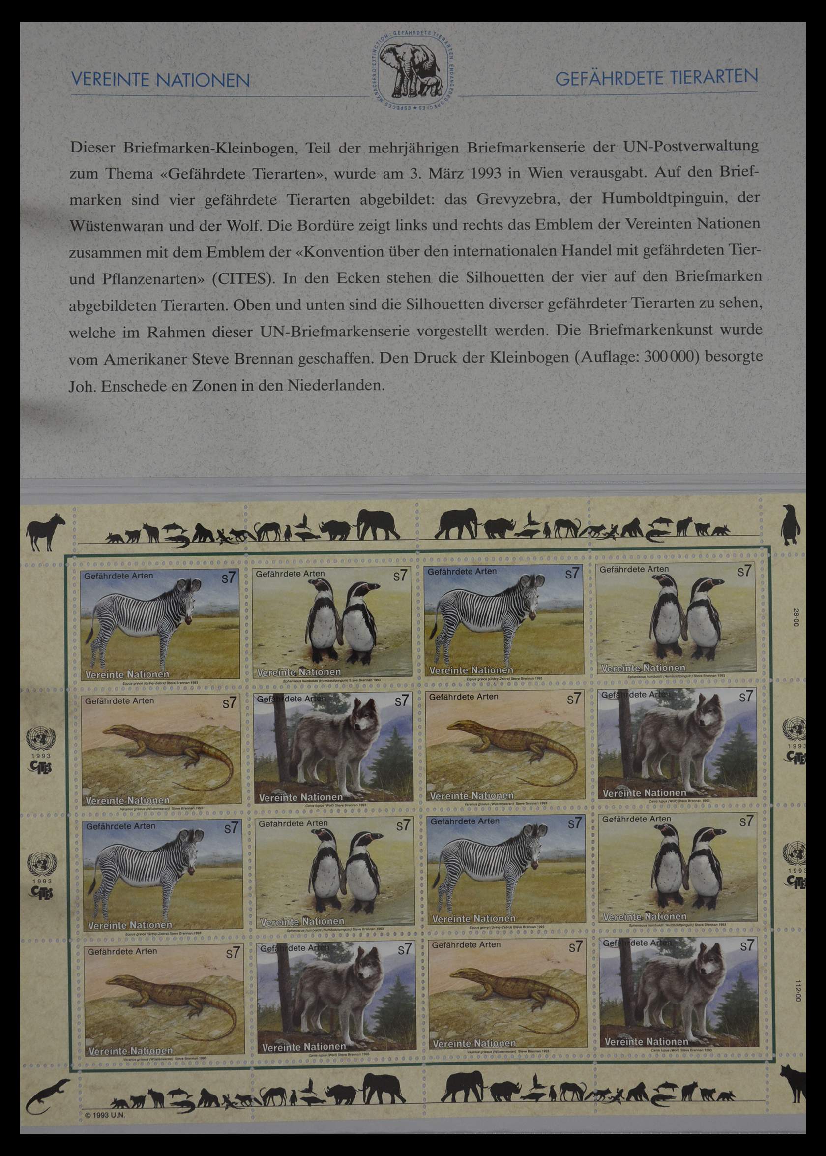 27382 198 - 27382 Verenigde Naties 1957-2003 FDC's.