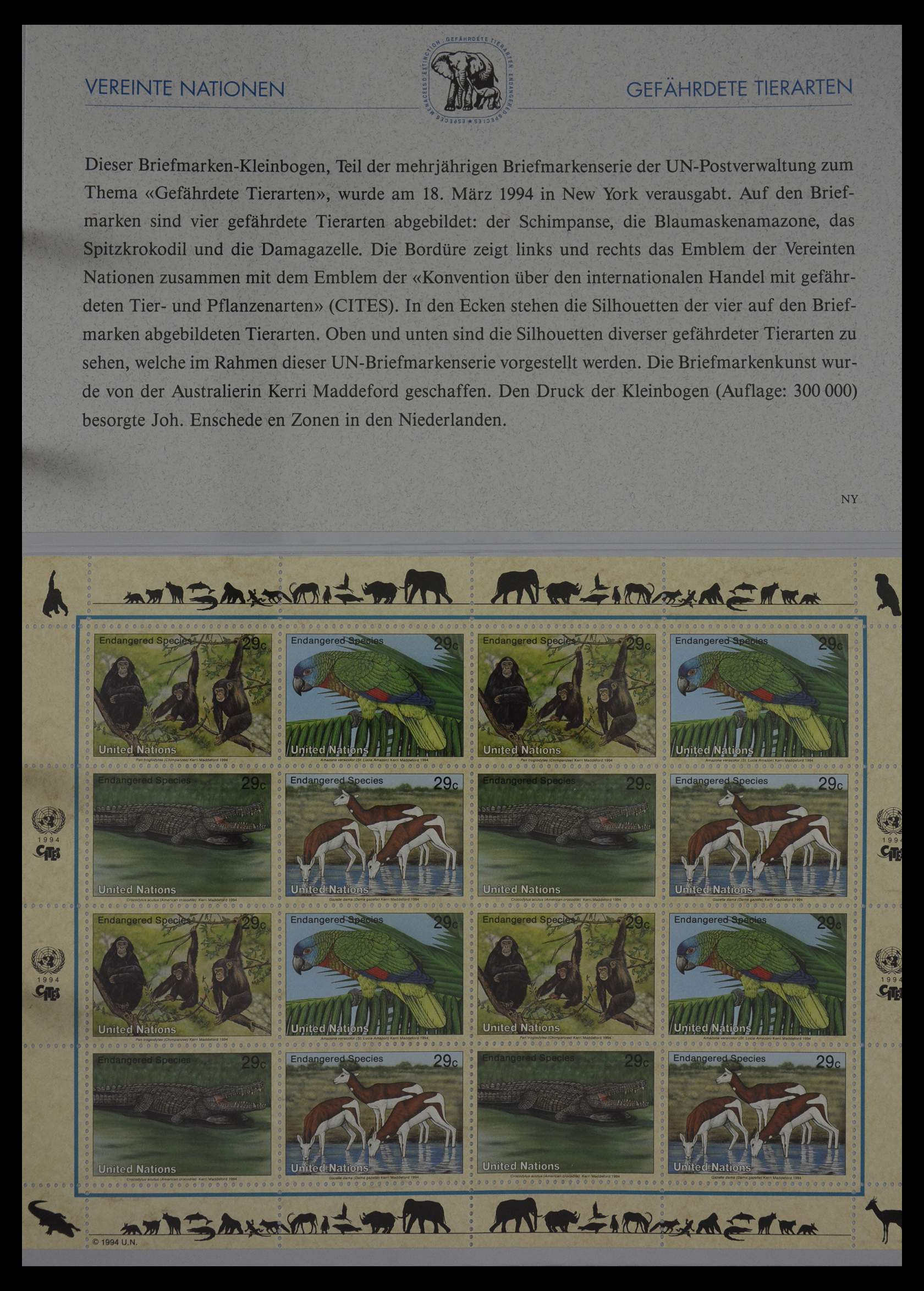 27382 200 - 27382 Verenigde Naties 1957-2003 FDC's.