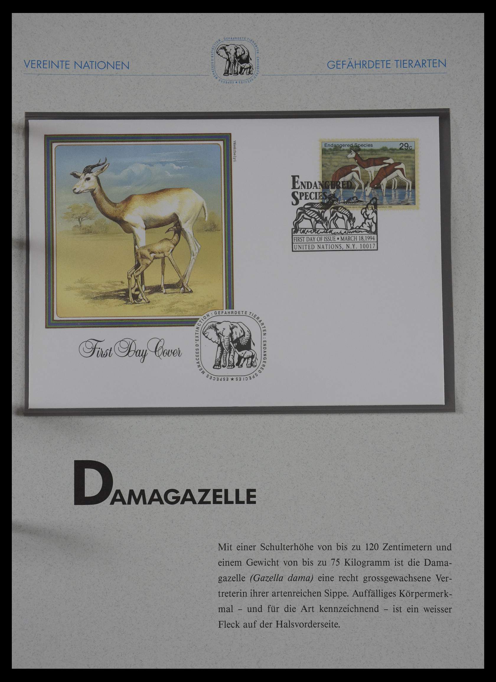 27382 209 - 27382 Verenigde Naties 1957-2003 FDC's.