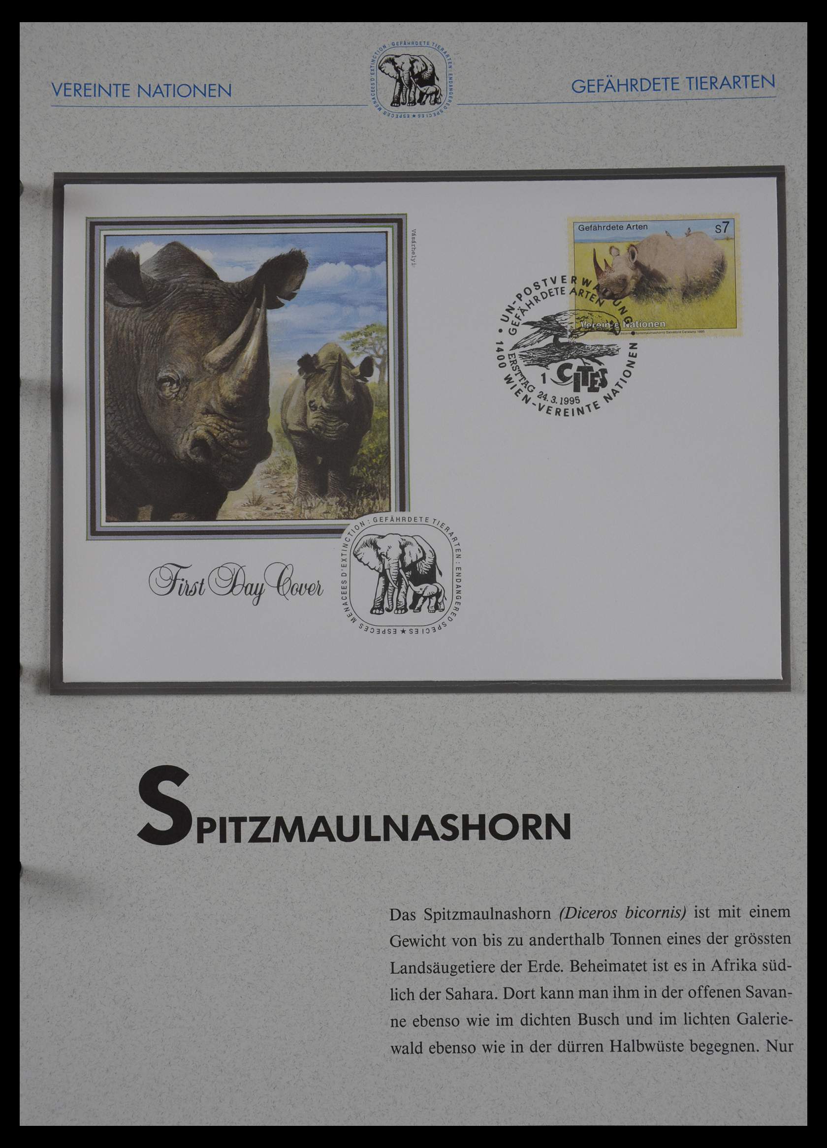 27382 224 - 27382 Verenigde Naties 1957-2003 FDC's.