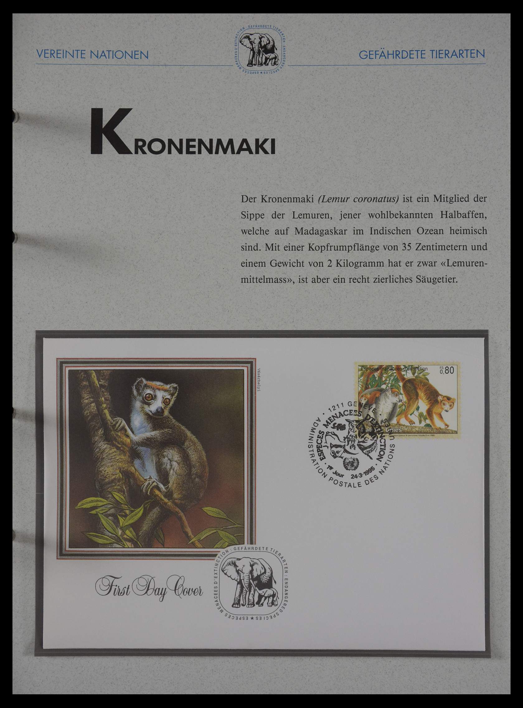 27382 232 - 27382 Verenigde Naties 1957-2003 FDC's.