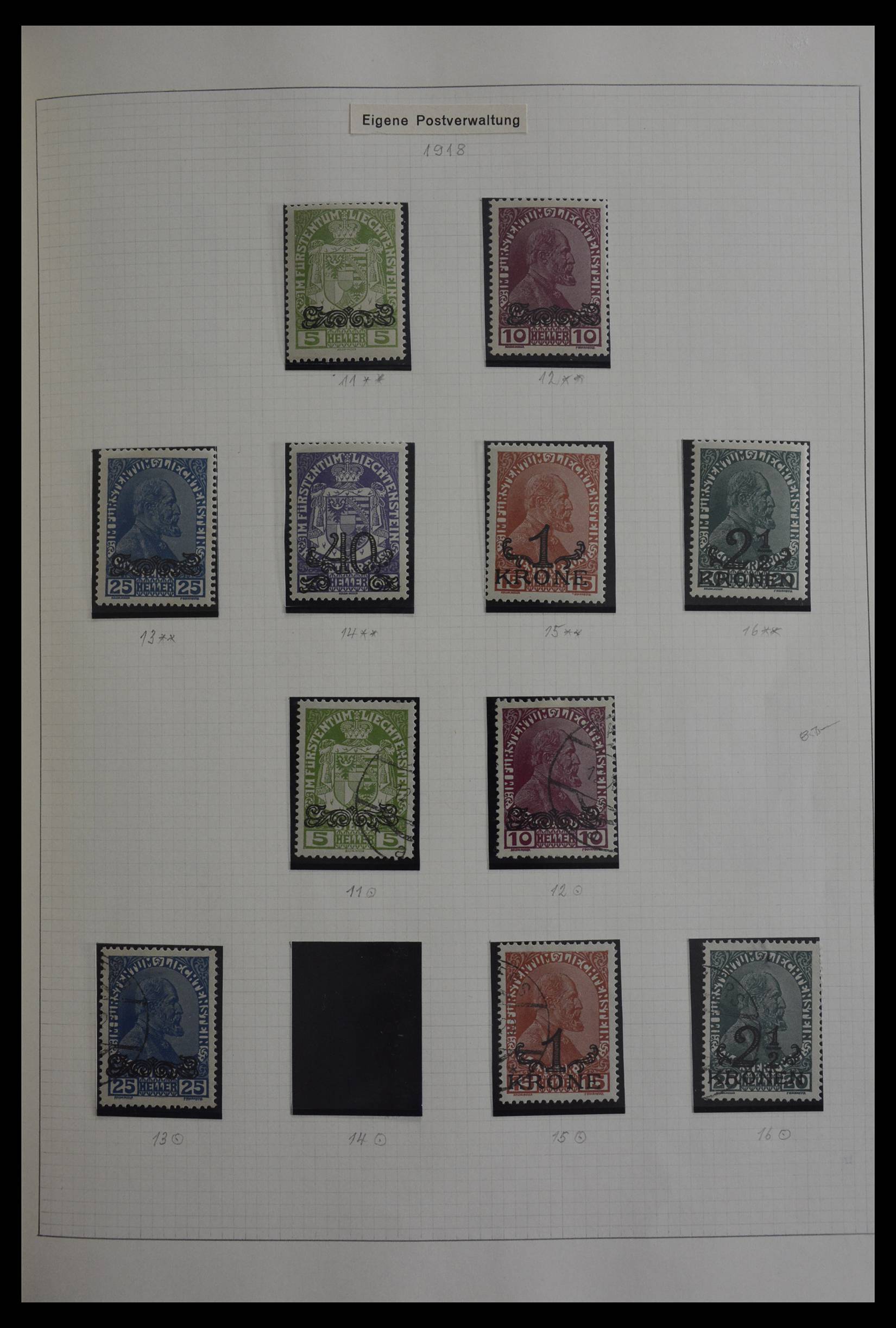 27402 002 - 27402 Liechtenstein 1912-1967.