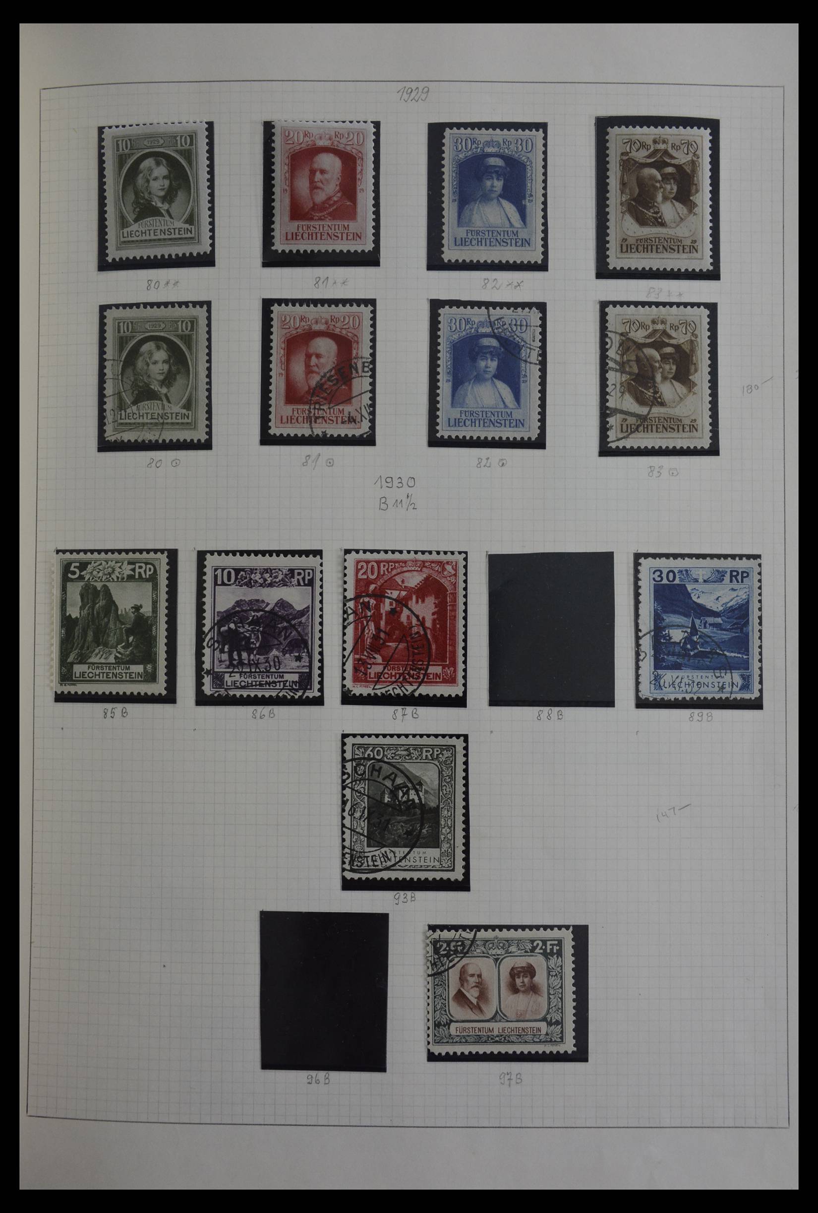 27402 013 - 27402 Liechtenstein 1912-1967.