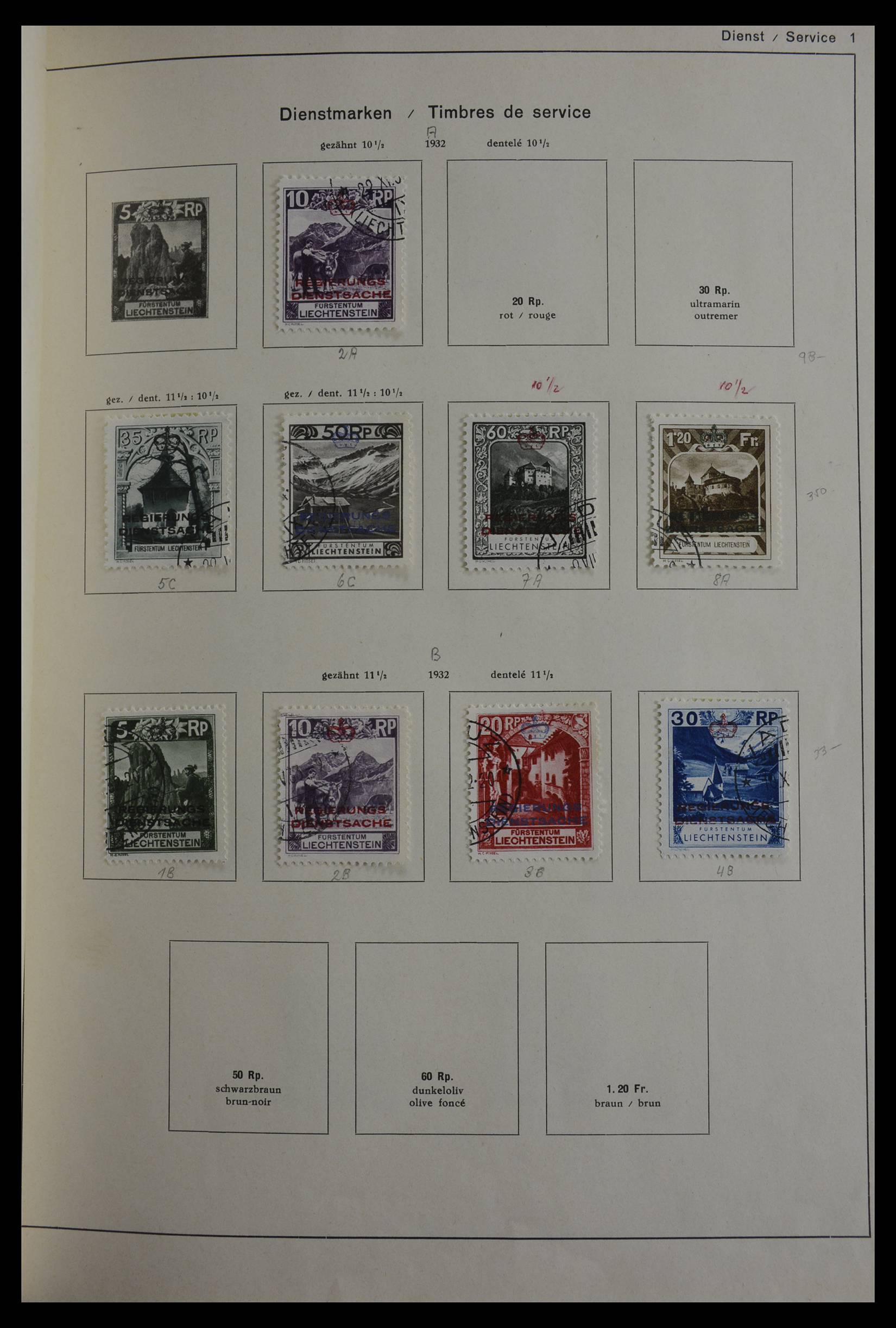 27402 017 - 27402 Liechtenstein 1912-1967.