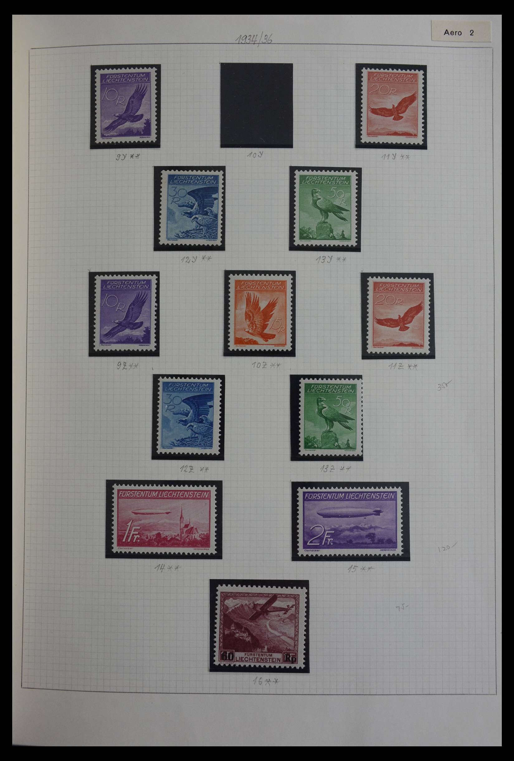 27402 022 - 27402 Liechtenstein 1912-1967.
