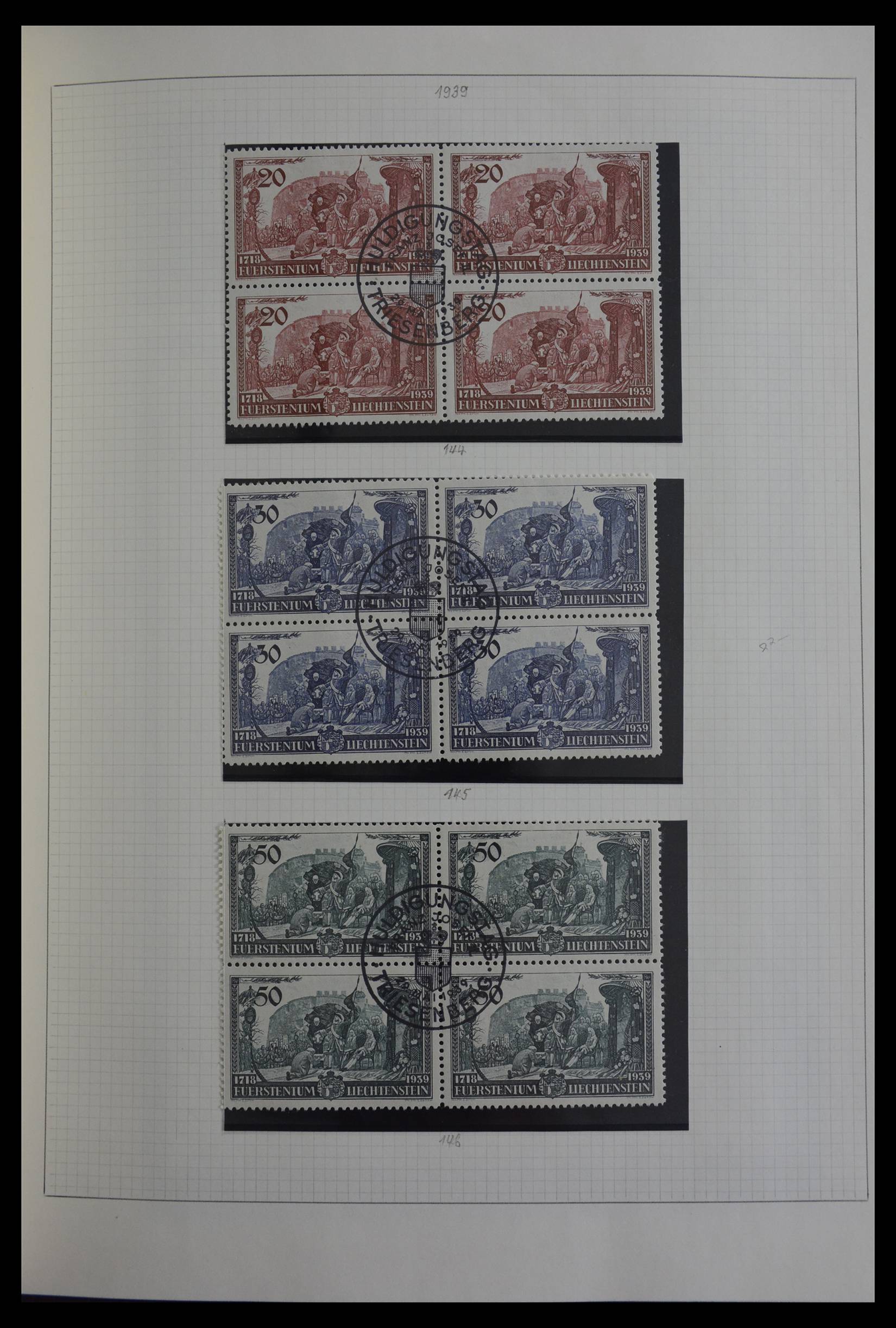 27402 028 - 27402 Liechtenstein 1912-1967.