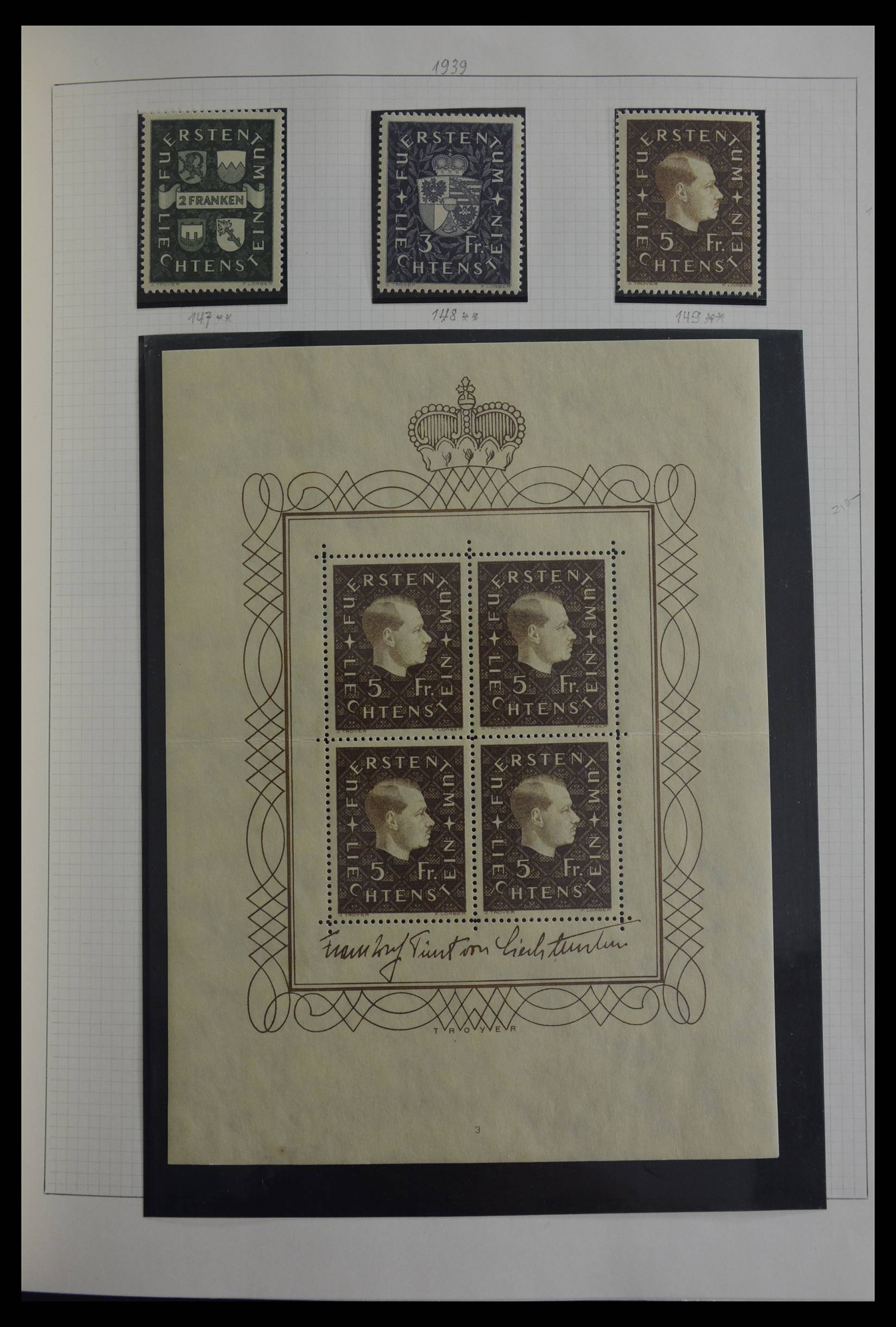 27402 029 - 27402 Liechtenstein 1912-1967.