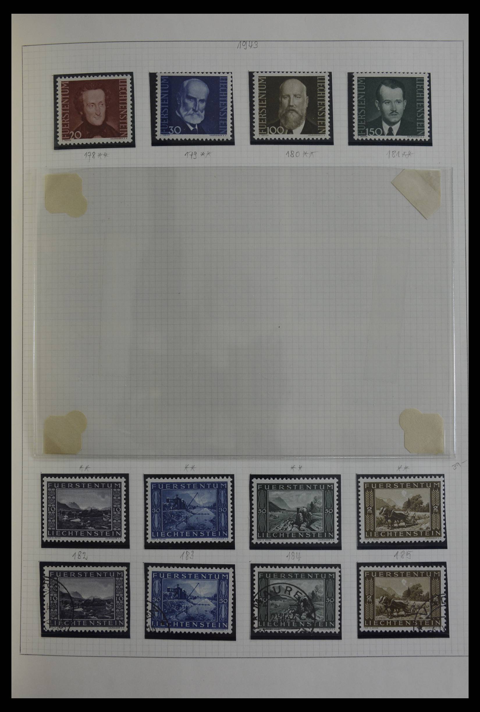 27402 035 - 27402 Liechtenstein 1912-1967.