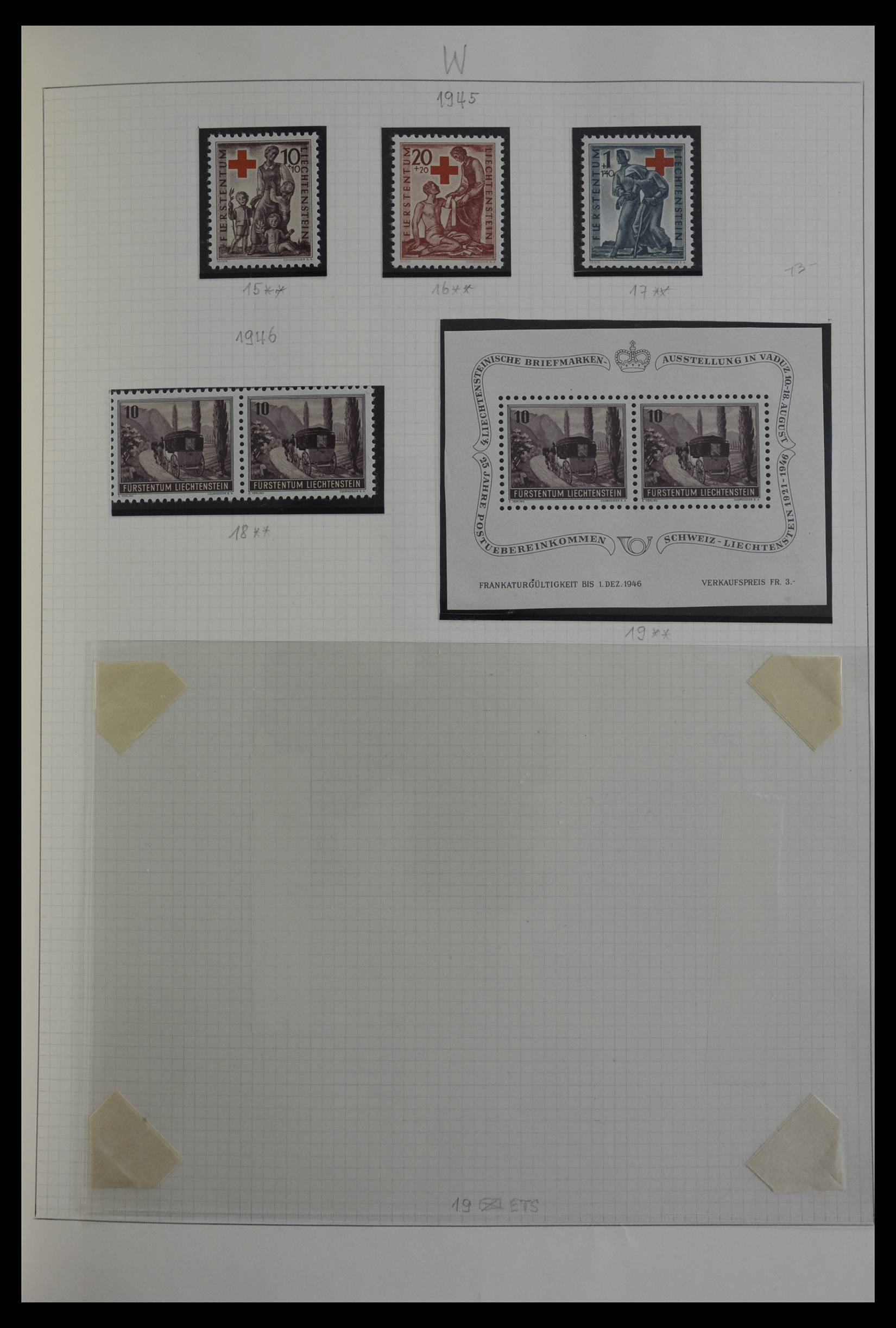 27402 038 - 27402 Liechtenstein 1912-1967.