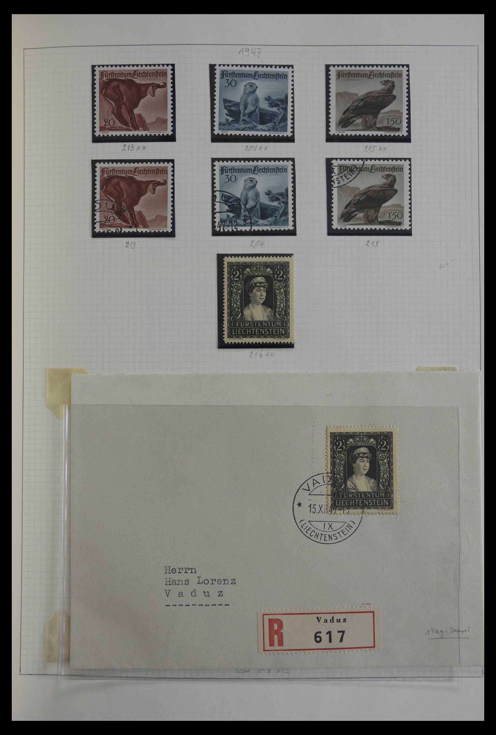 27402 039 - 27402 Liechtenstein 1912-1967.