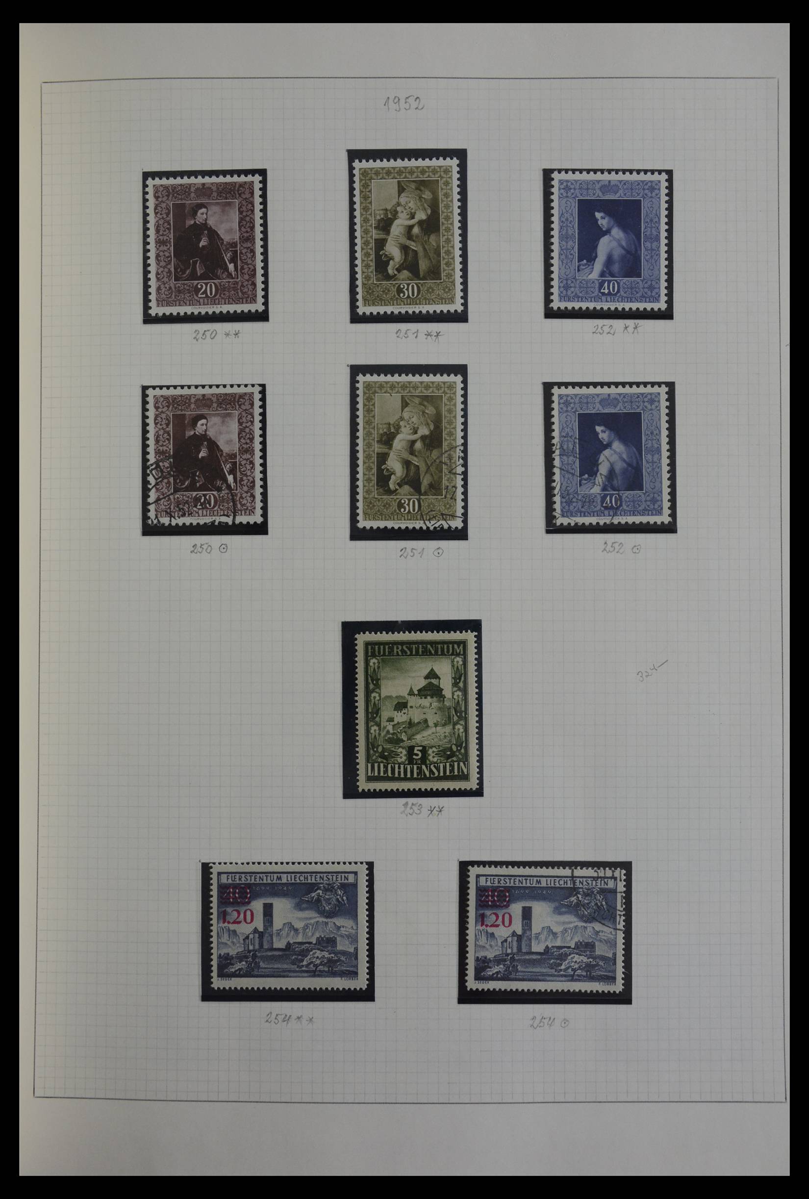 27402 048 - 27402 Liechtenstein 1912-1967.