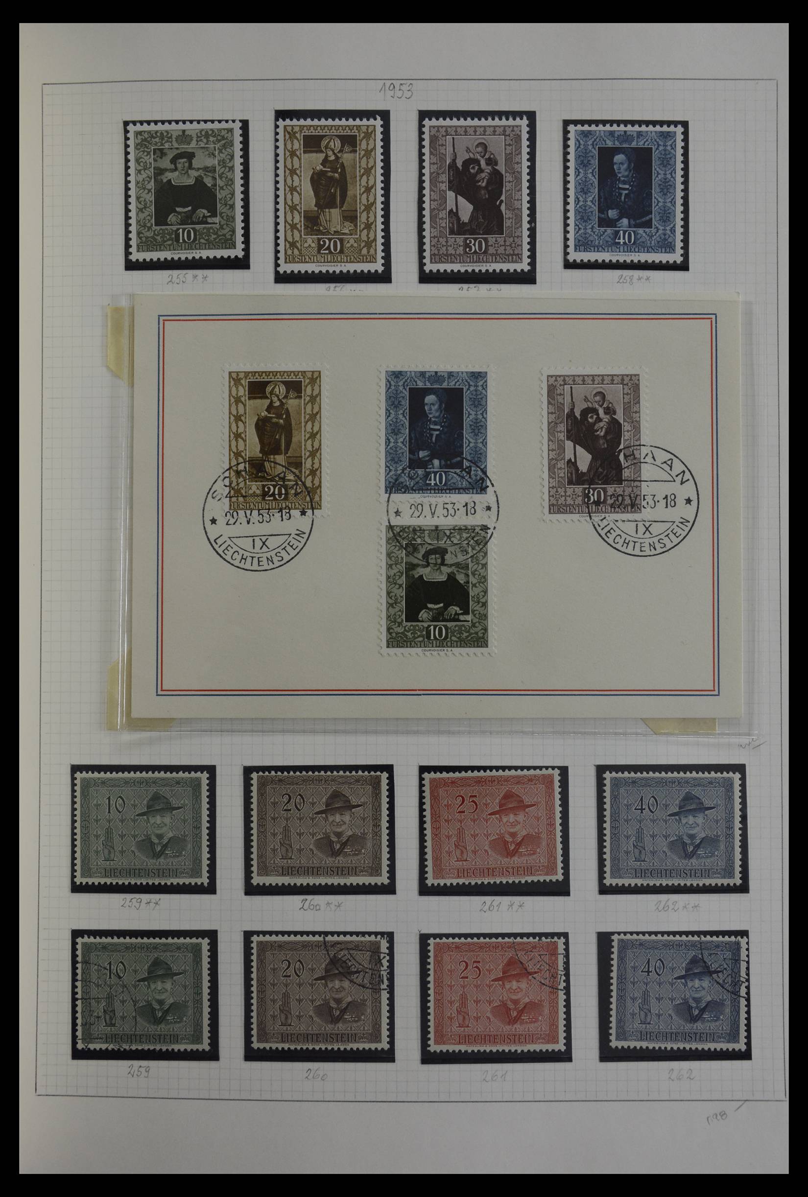 27402 049 - 27402 Liechtenstein 1912-1967.