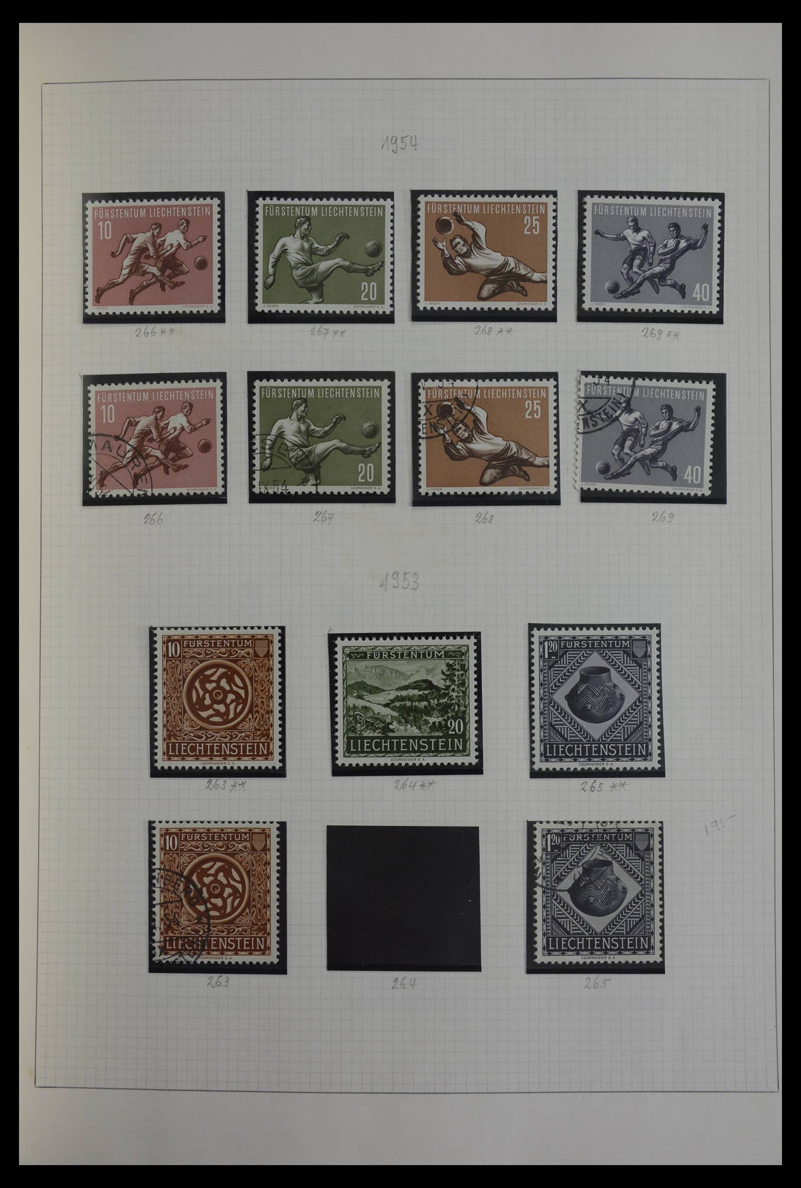 27402 050 - 27402 Liechtenstein 1912-1967.
