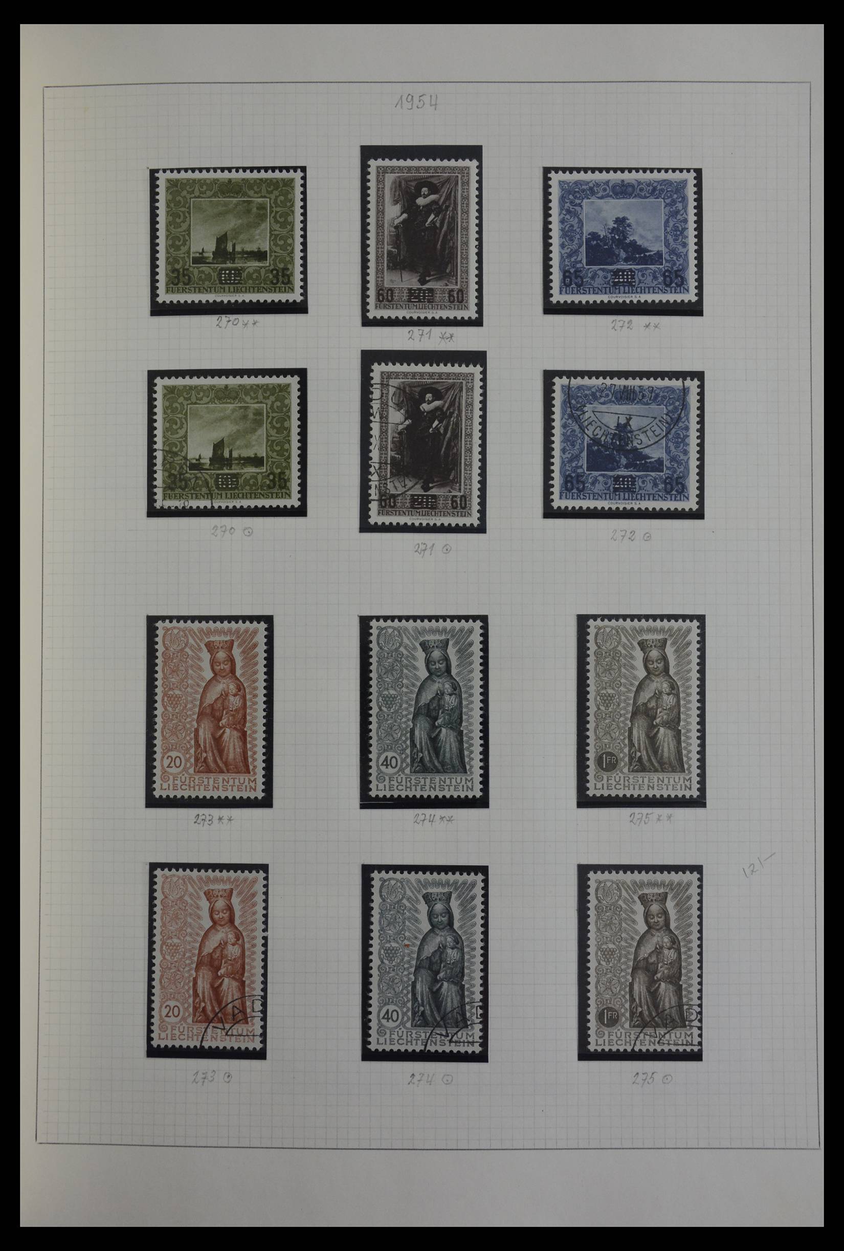 27402 051 - 27402 Liechtenstein 1912-1967.