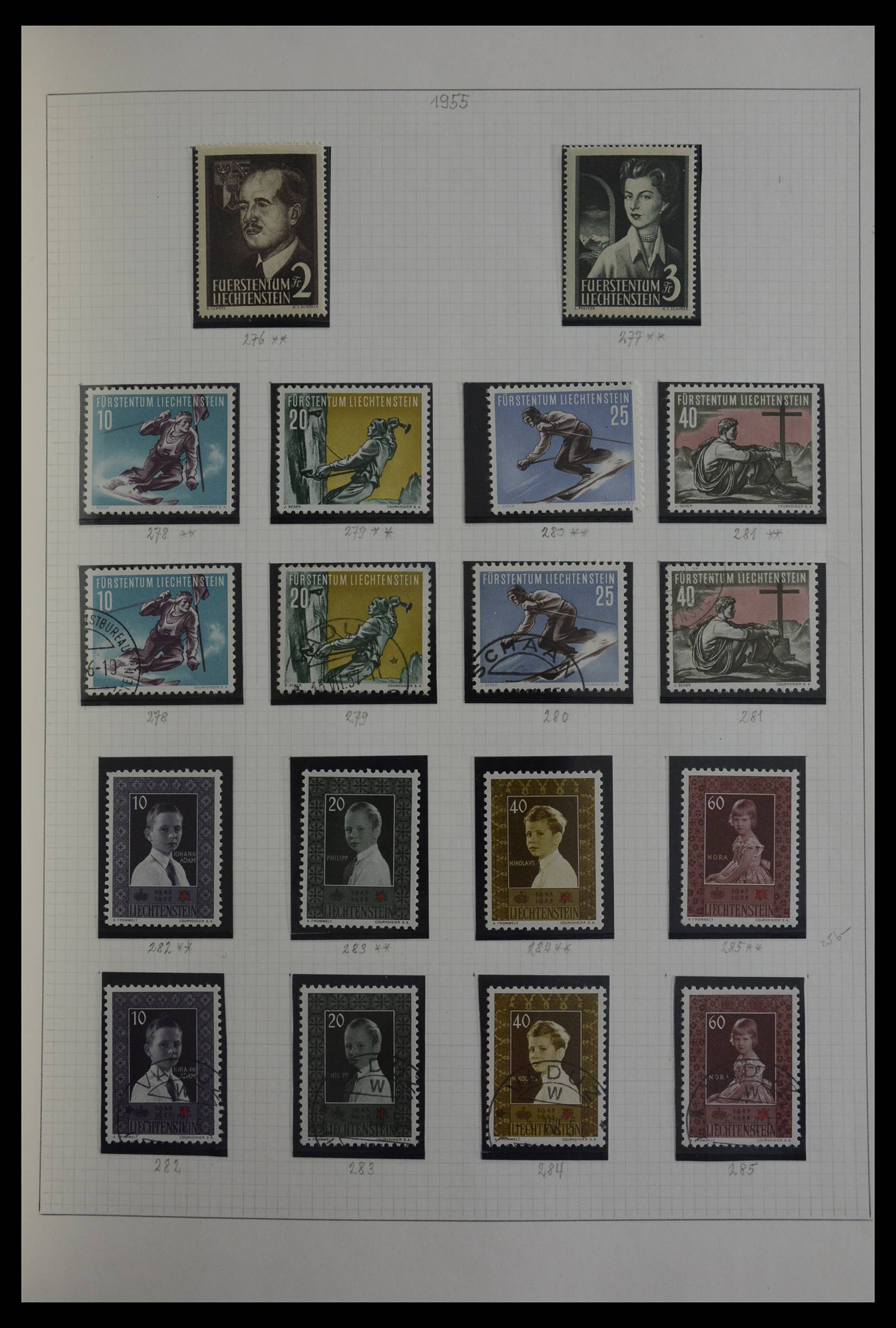 27402 052 - 27402 Liechtenstein 1912-1967.