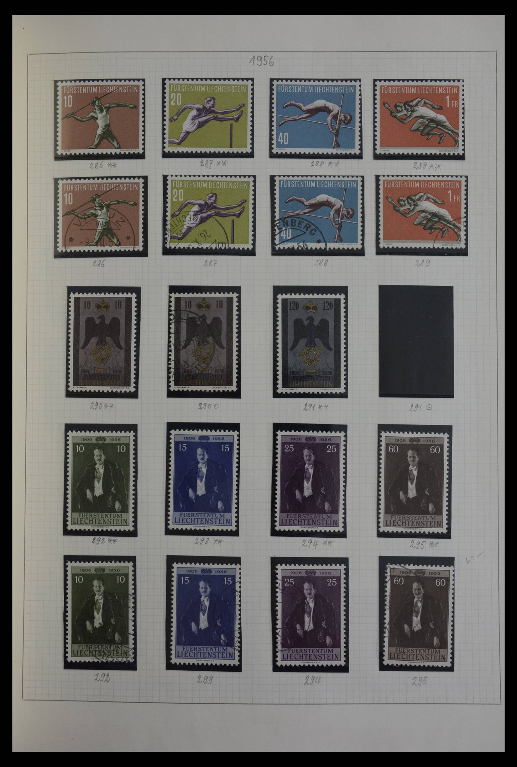 27402 053 - 27402 Liechtenstein 1912-1967.