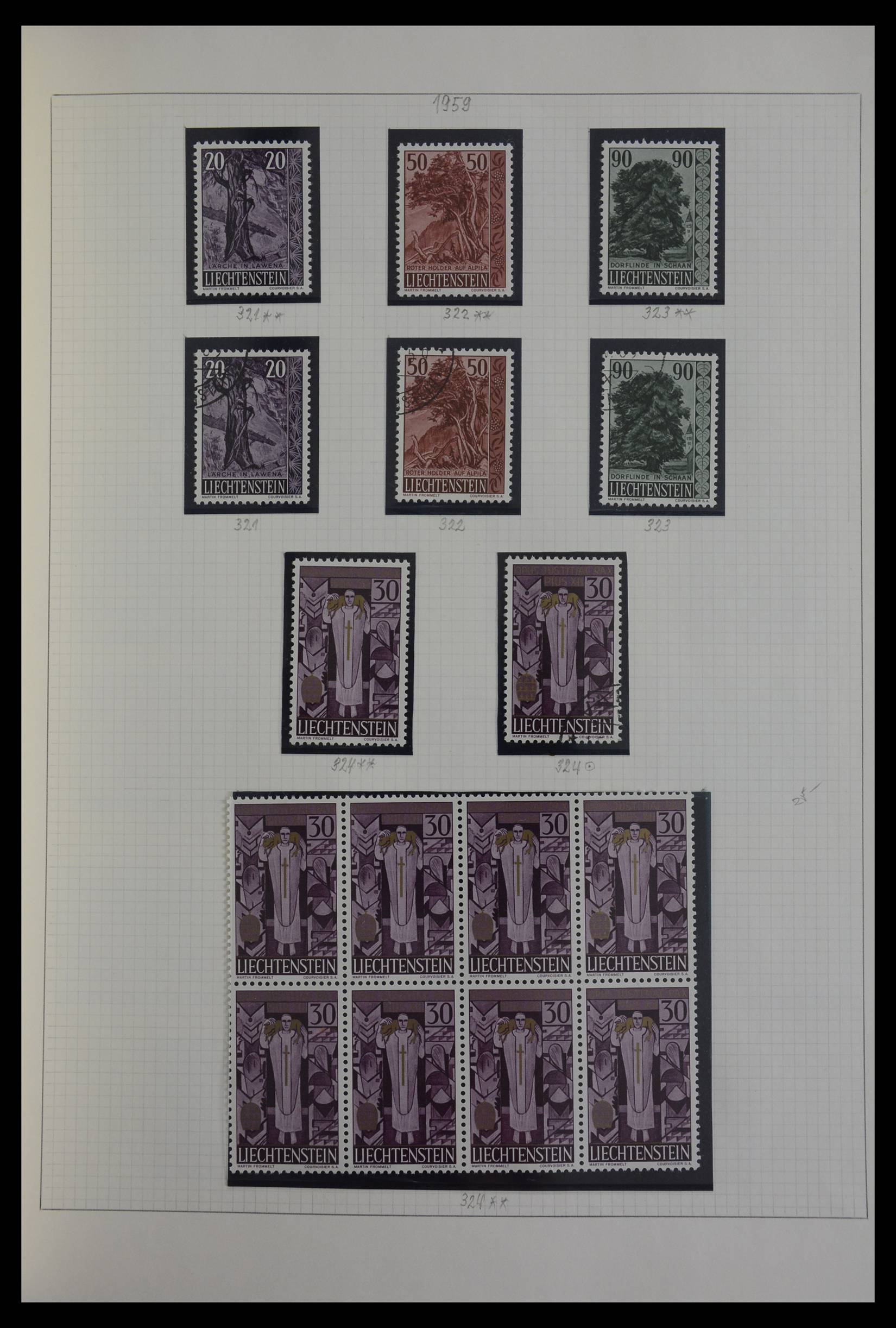 27402 059 - 27402 Liechtenstein 1912-1967.