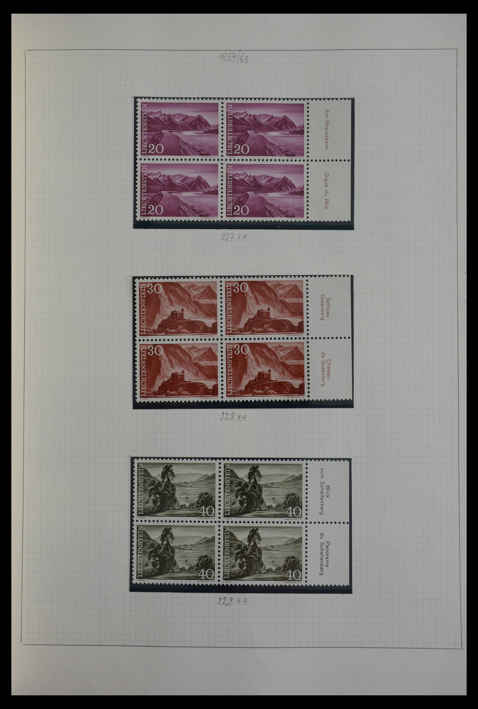 27402 062 - 27402 Liechtenstein 1912-1967.