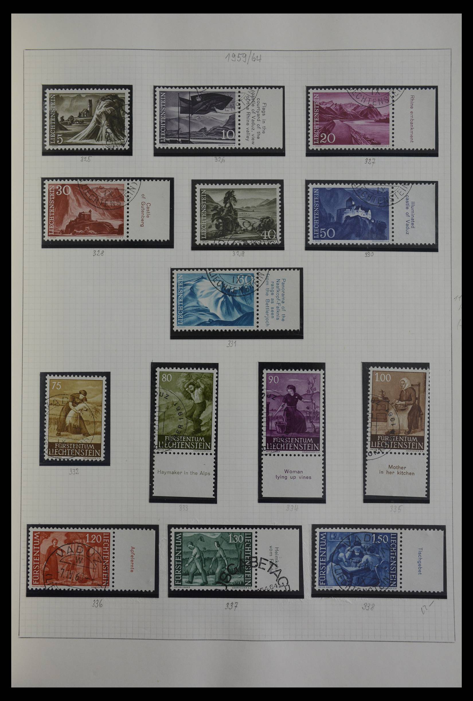 27402 063 - 27402 Liechtenstein 1912-1967.