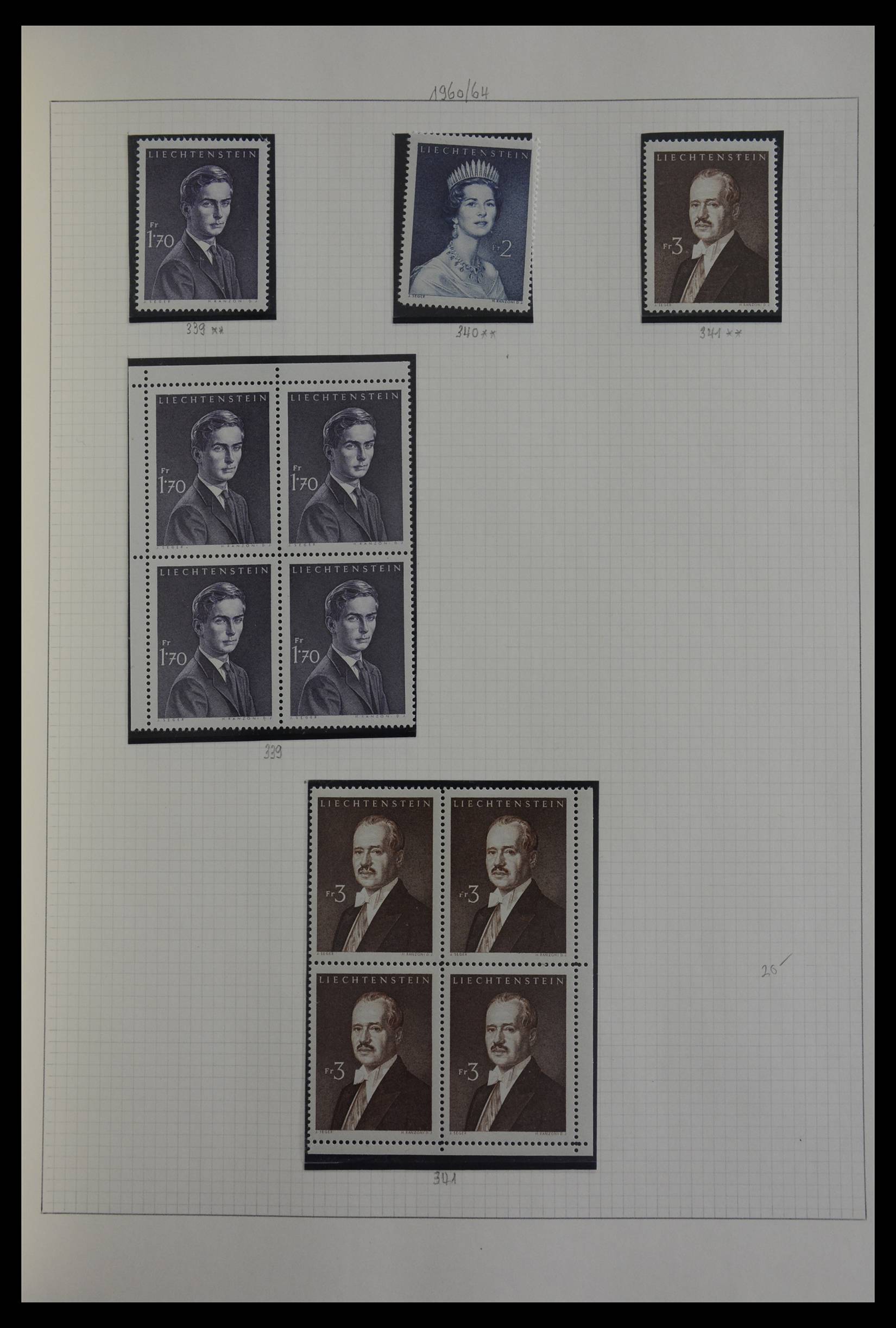 27402 064 - 27402 Liechtenstein 1912-1967.