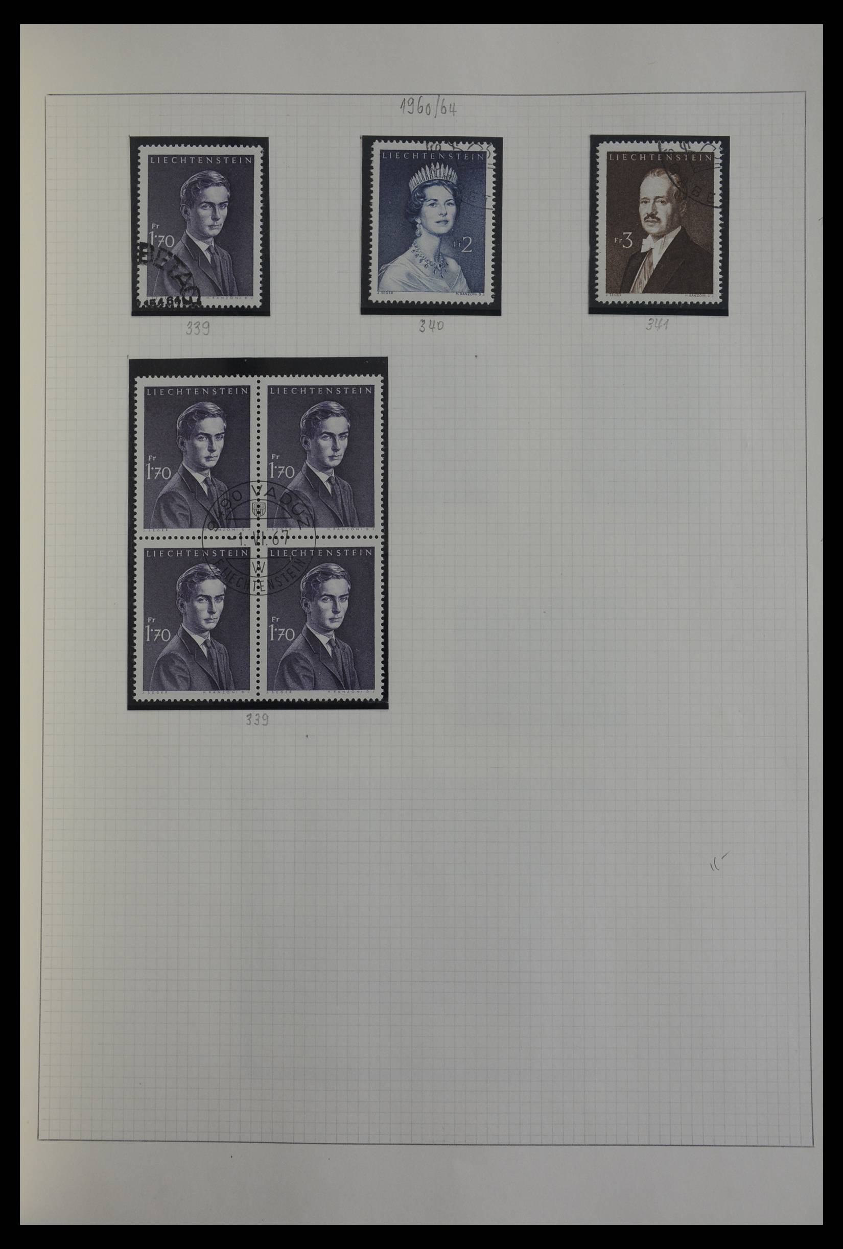 27402 065 - 27402 Liechtenstein 1912-1967.