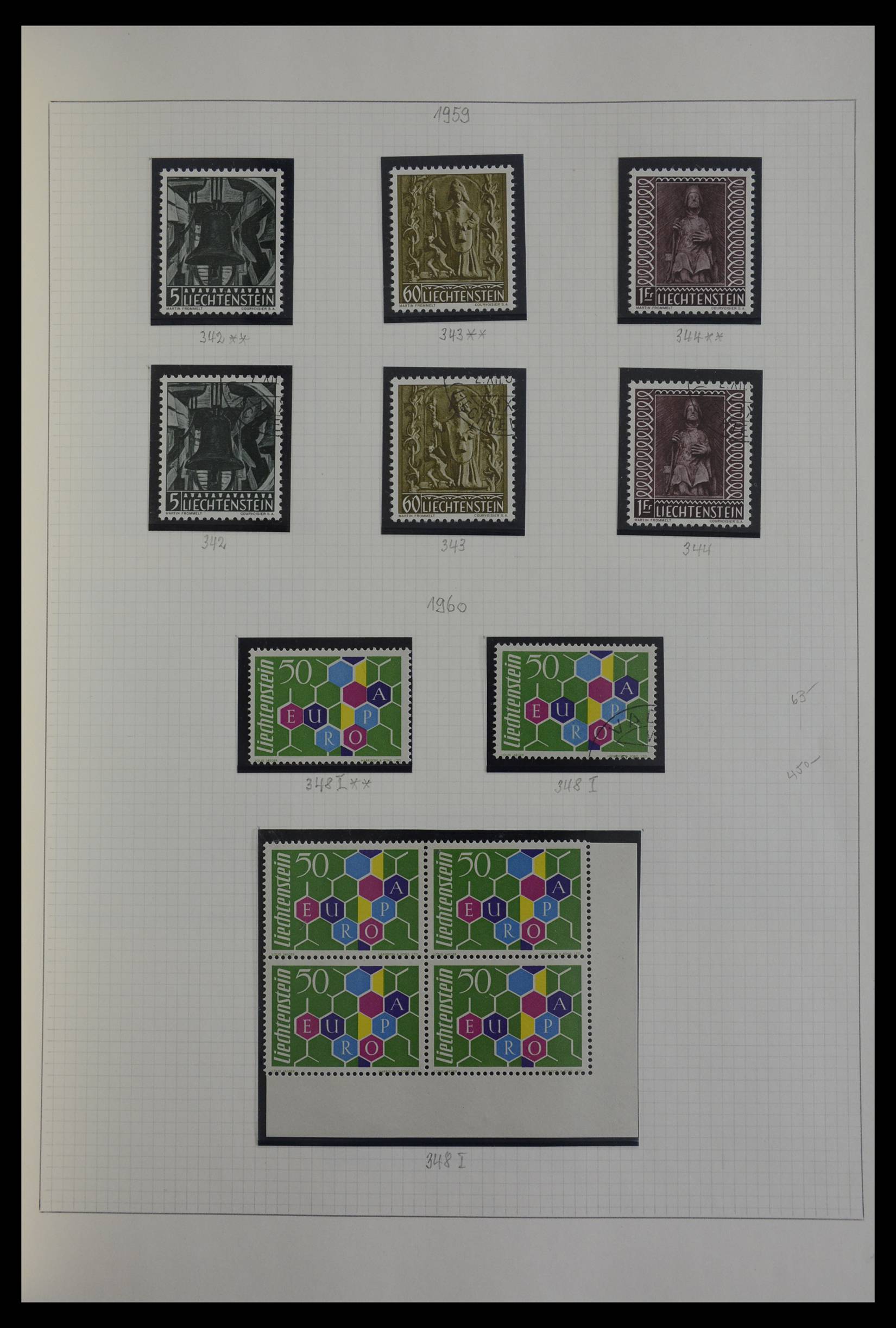 27402 066 - 27402 Liechtenstein 1912-1967.