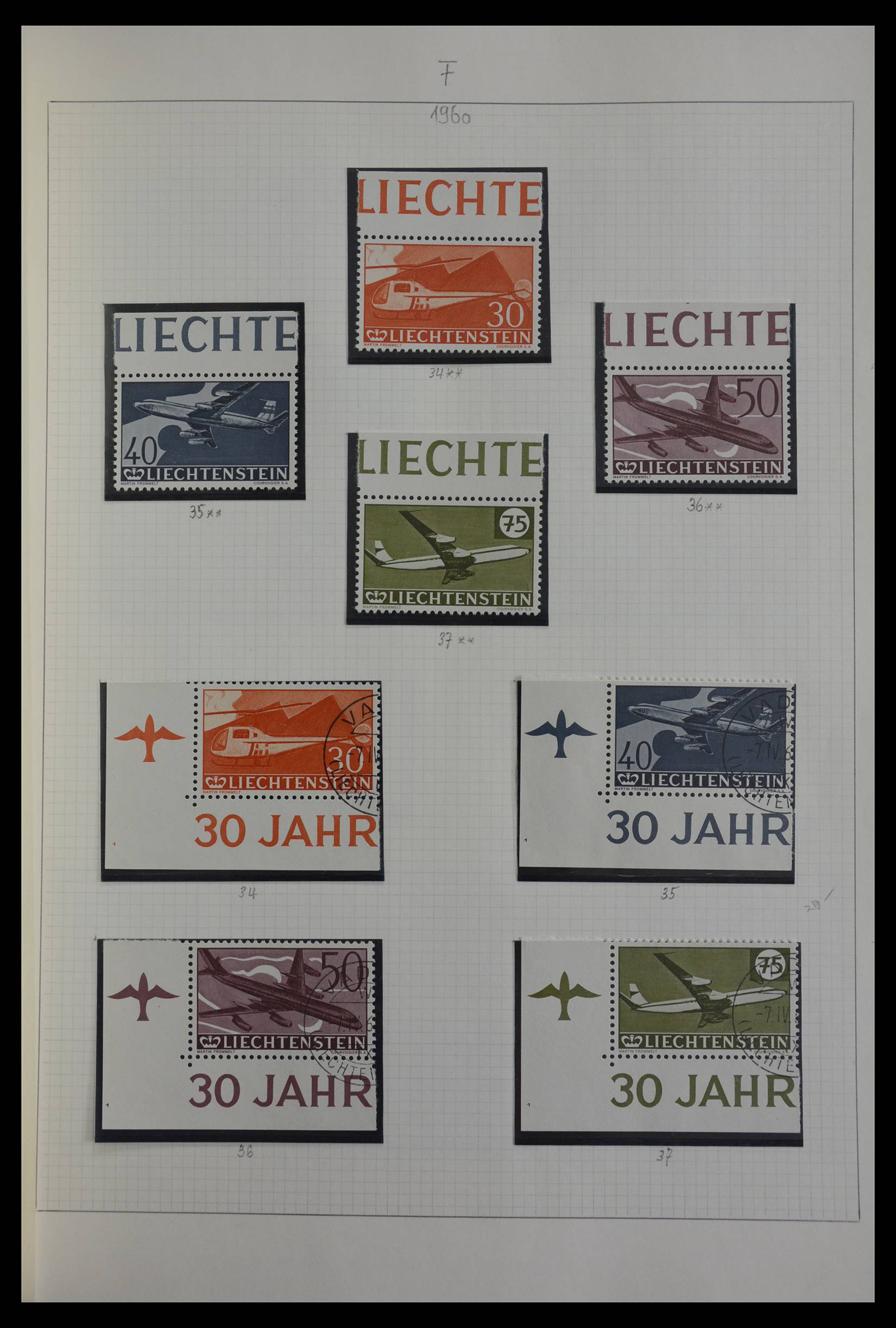 27402 068 - 27402 Liechtenstein 1912-1967.
