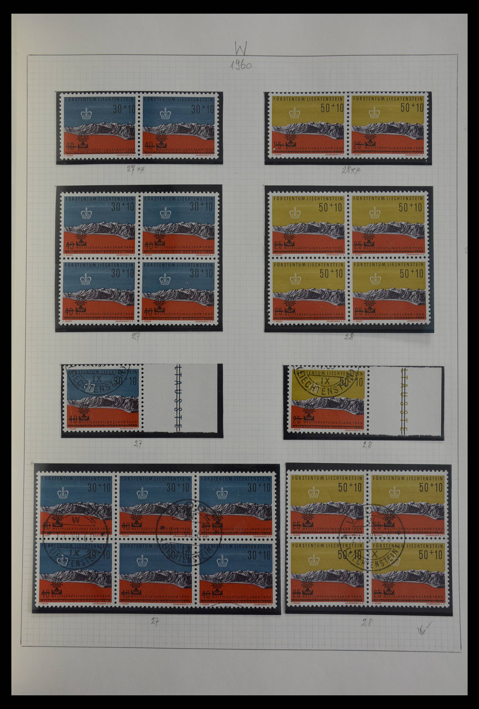 27402 069 - 27402 Liechtenstein 1912-1967.
