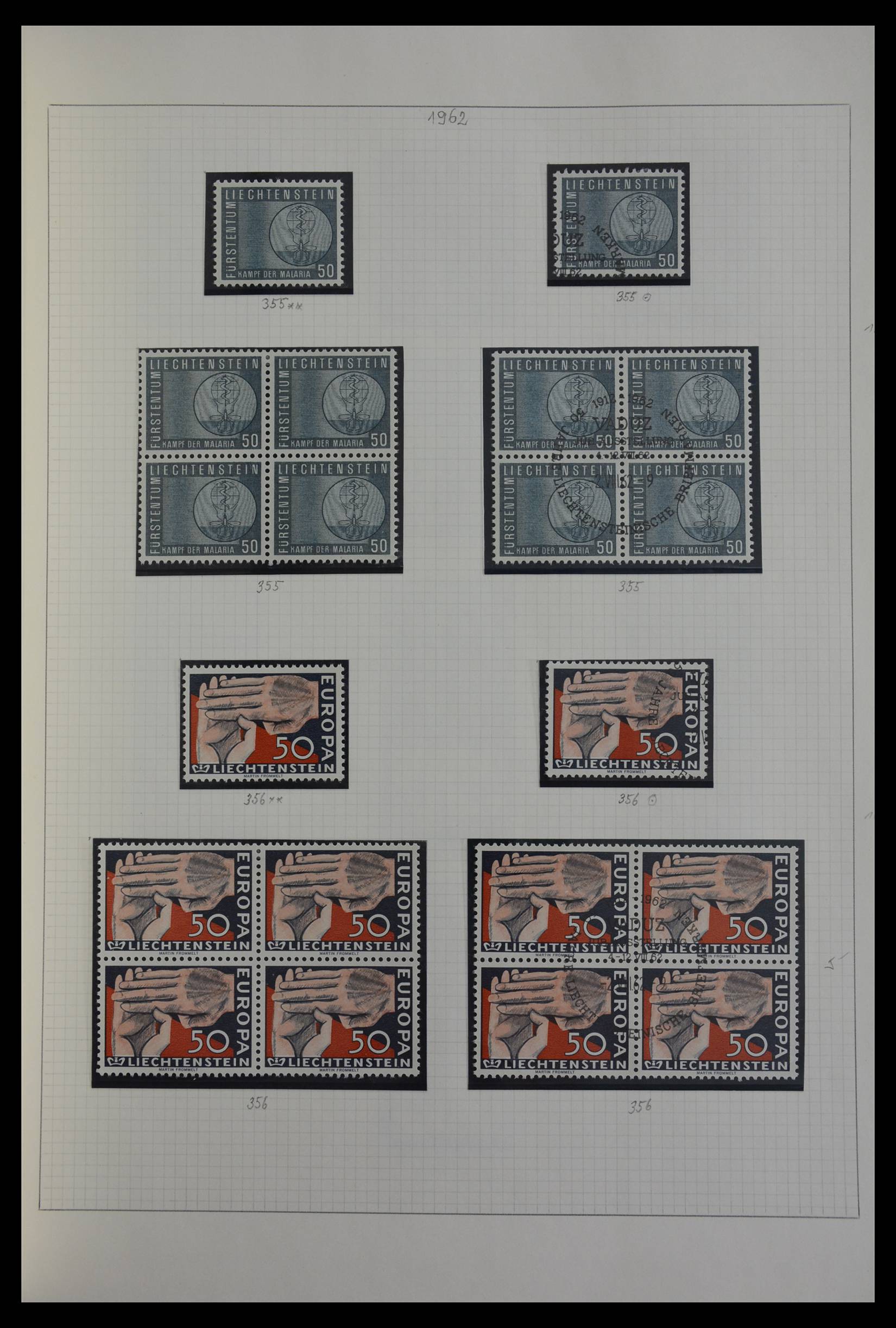 27402 073 - 27402 Liechtenstein 1912-1967.