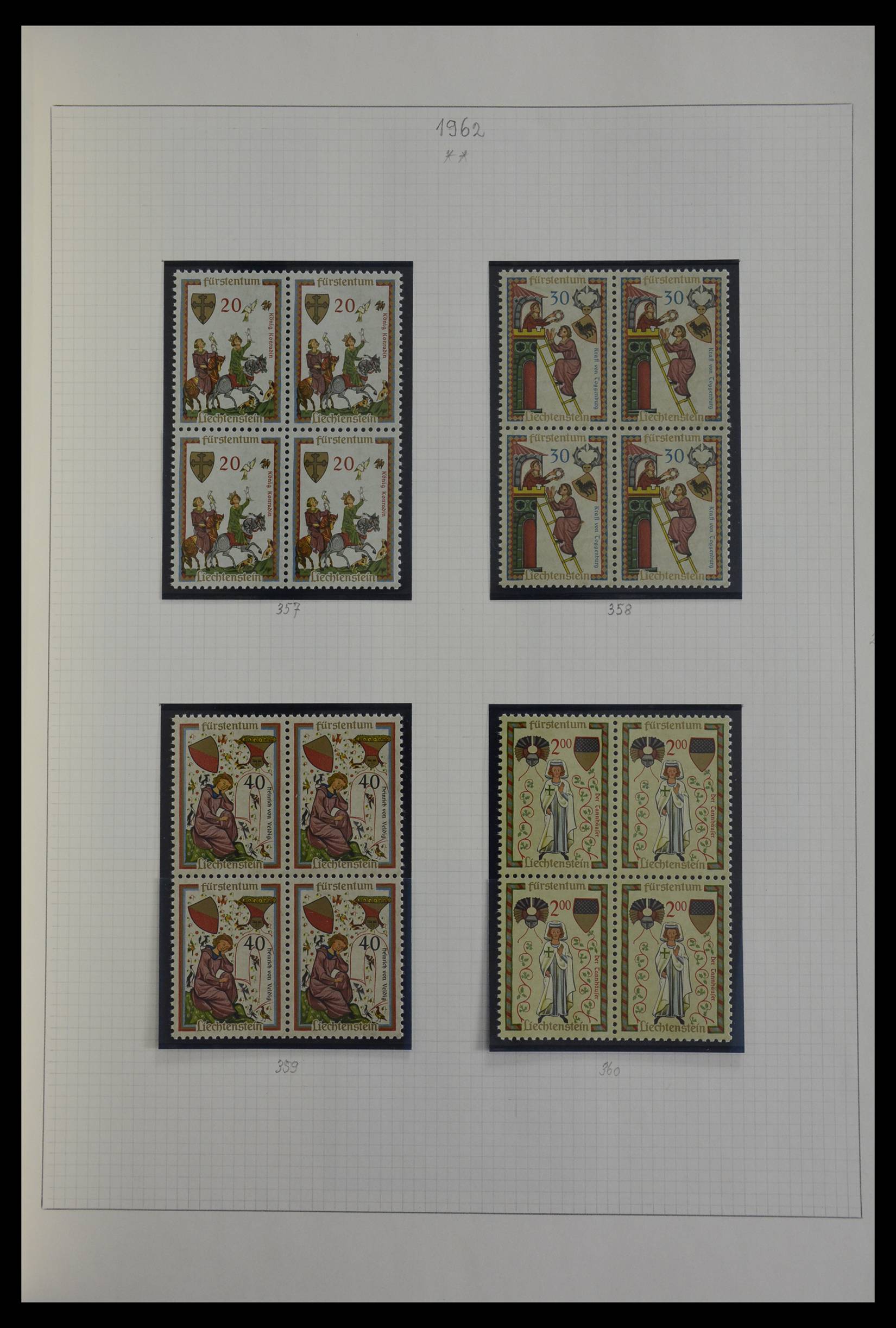 27402 075 - 27402 Liechtenstein 1912-1967.
