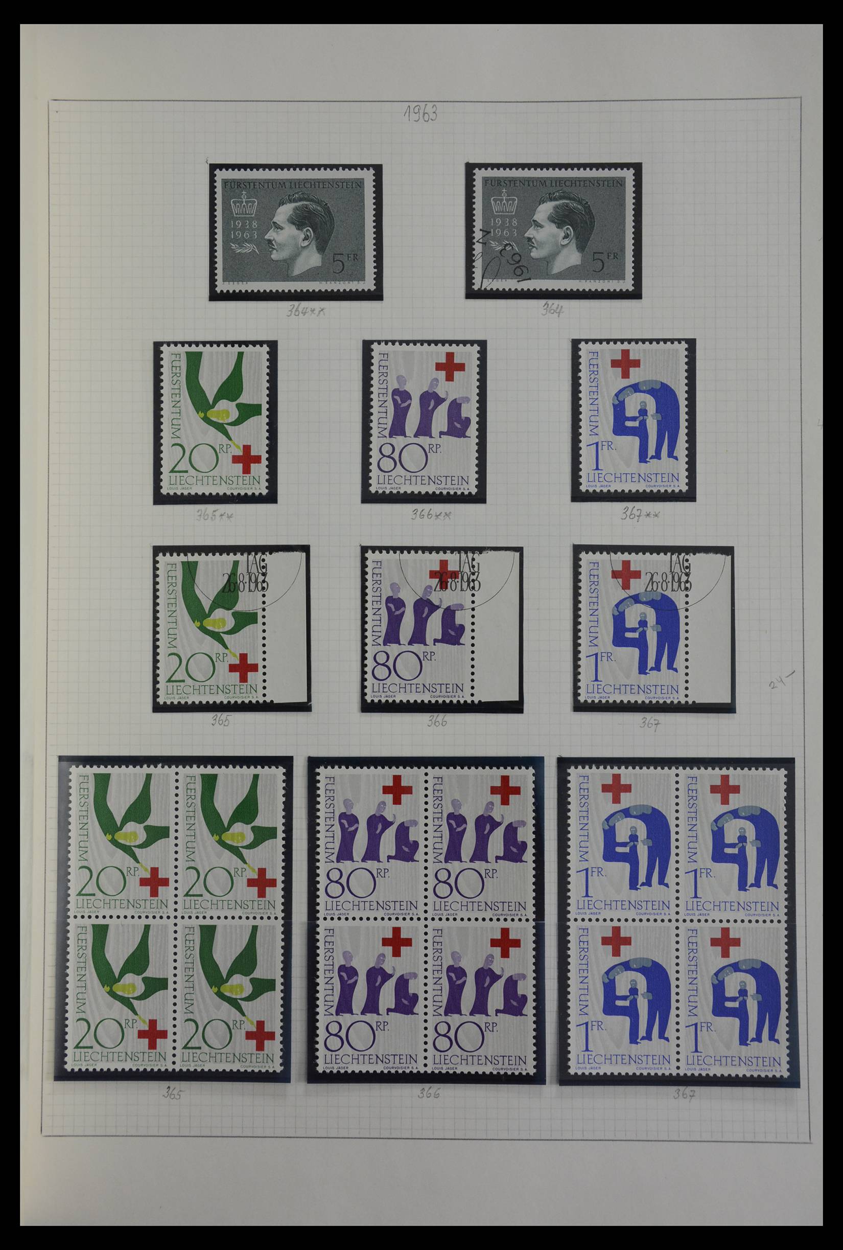 27402 079 - 27402 Liechtenstein 1912-1967.