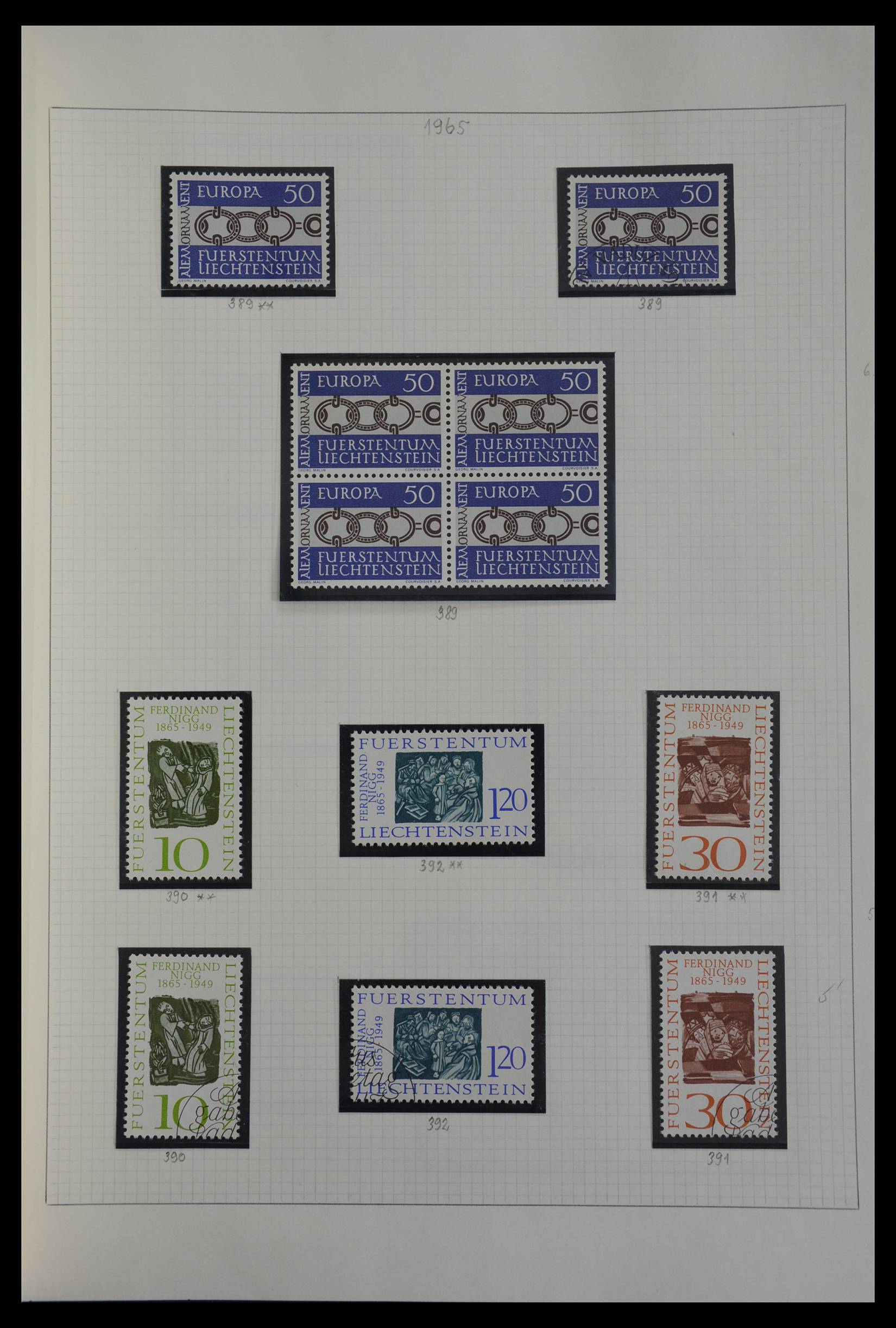27402 089 - 27402 Liechtenstein 1912-1967.