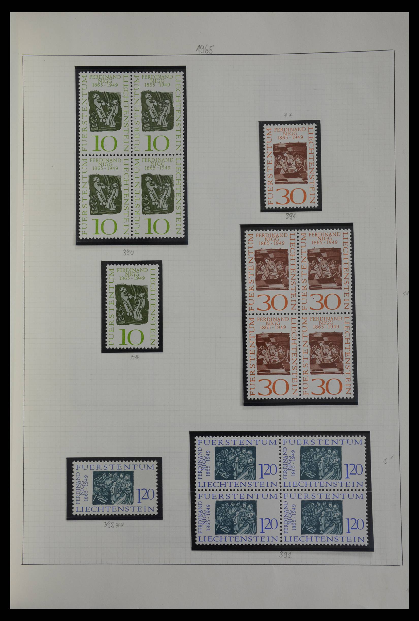 27402 090 - 27402 Liechtenstein 1912-1967.