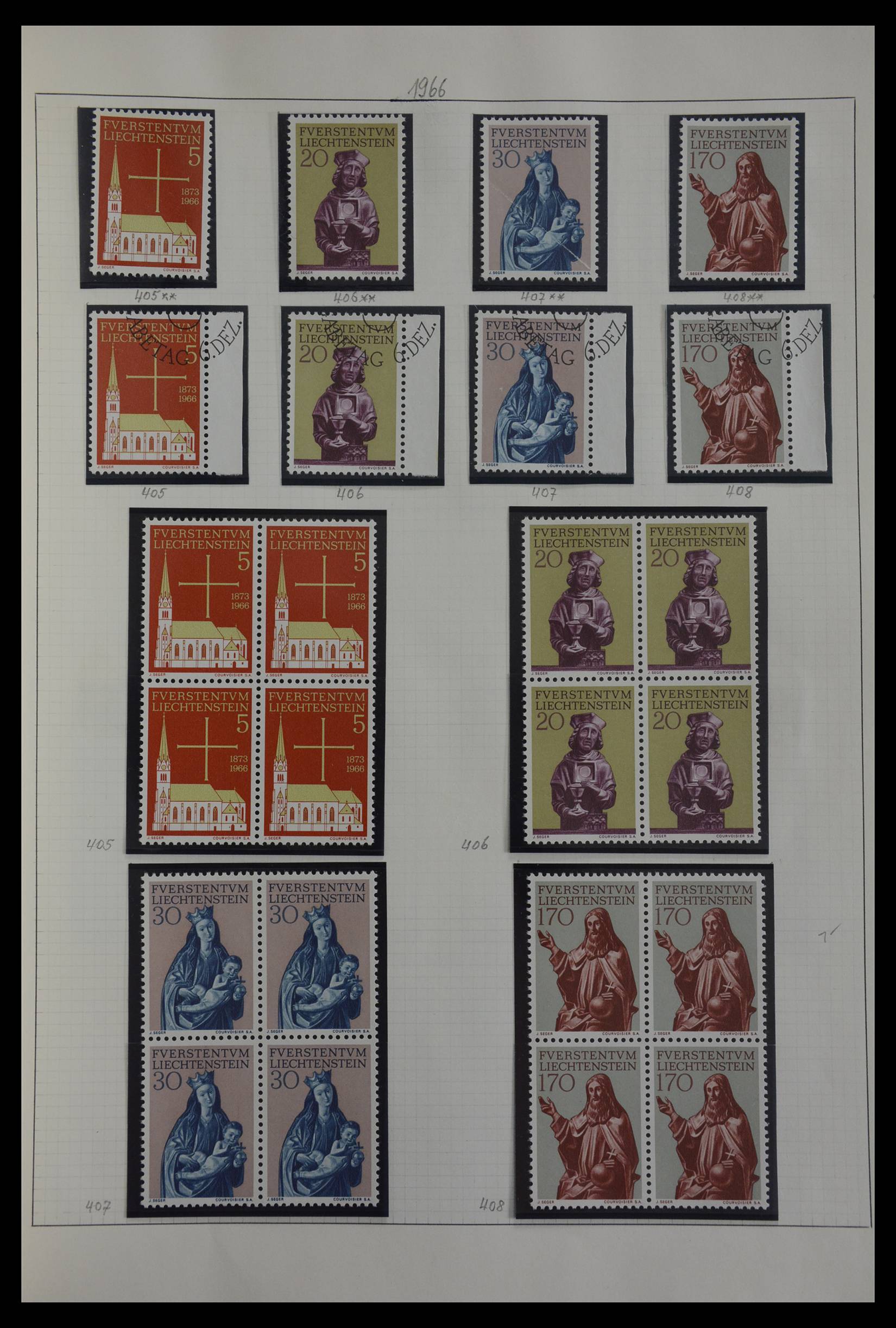 27402 094 - 27402 Liechtenstein 1912-1967.