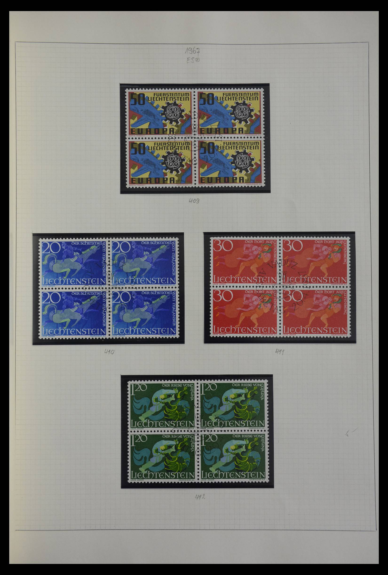 27402 096 - 27402 Liechtenstein 1912-1967.