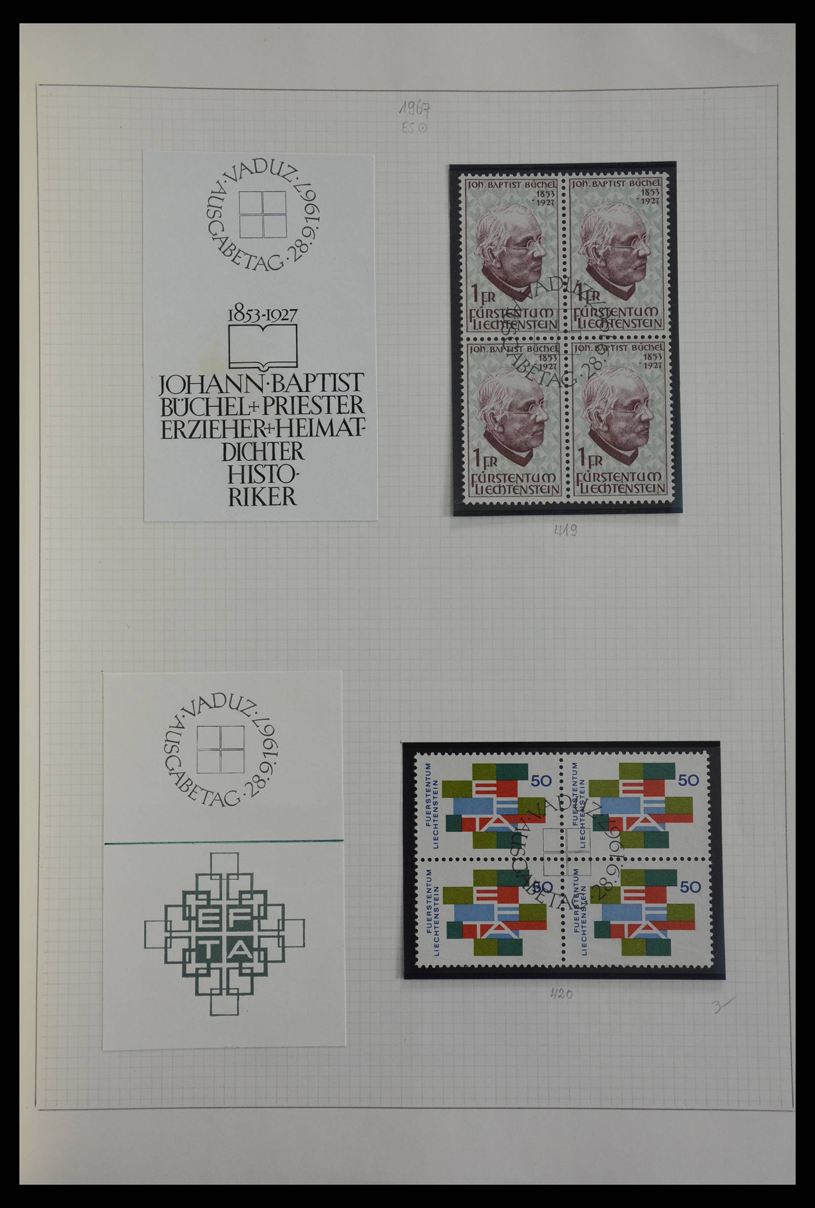 27402 101 - 27402 Liechtenstein 1912-1967.