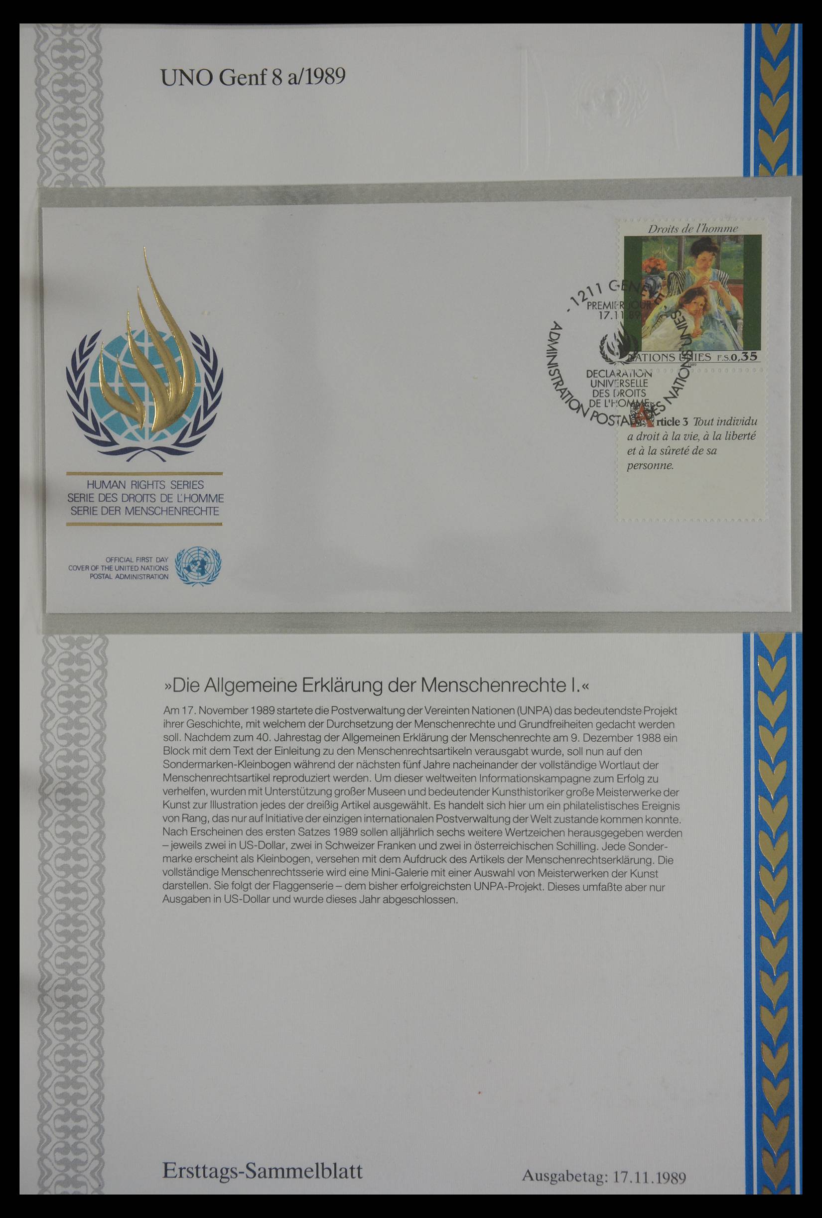 27515 290 - 27515 Verenigde Naties 1969-1998.