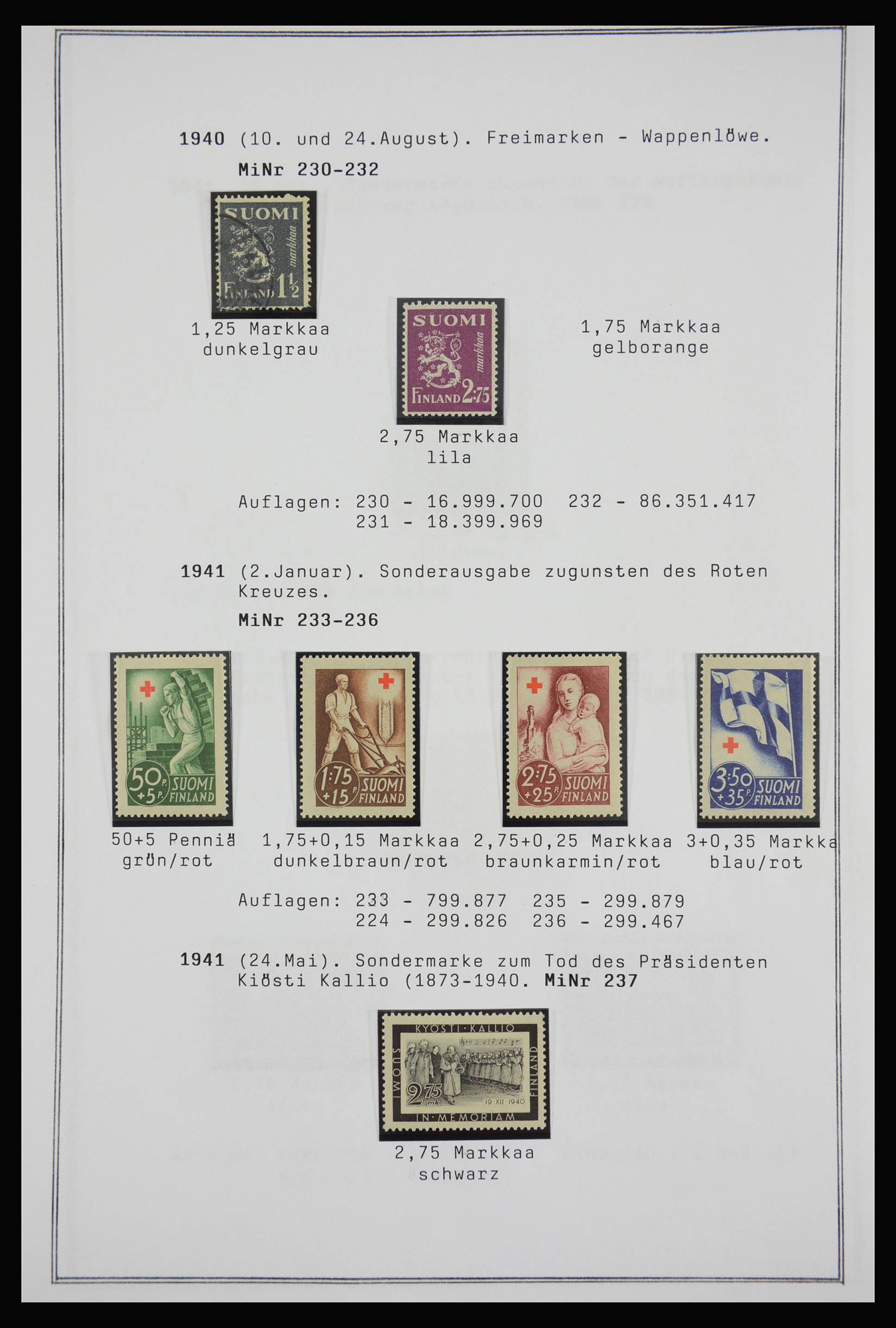 27925 066 - 27925 Scandinavië 1855-1957.